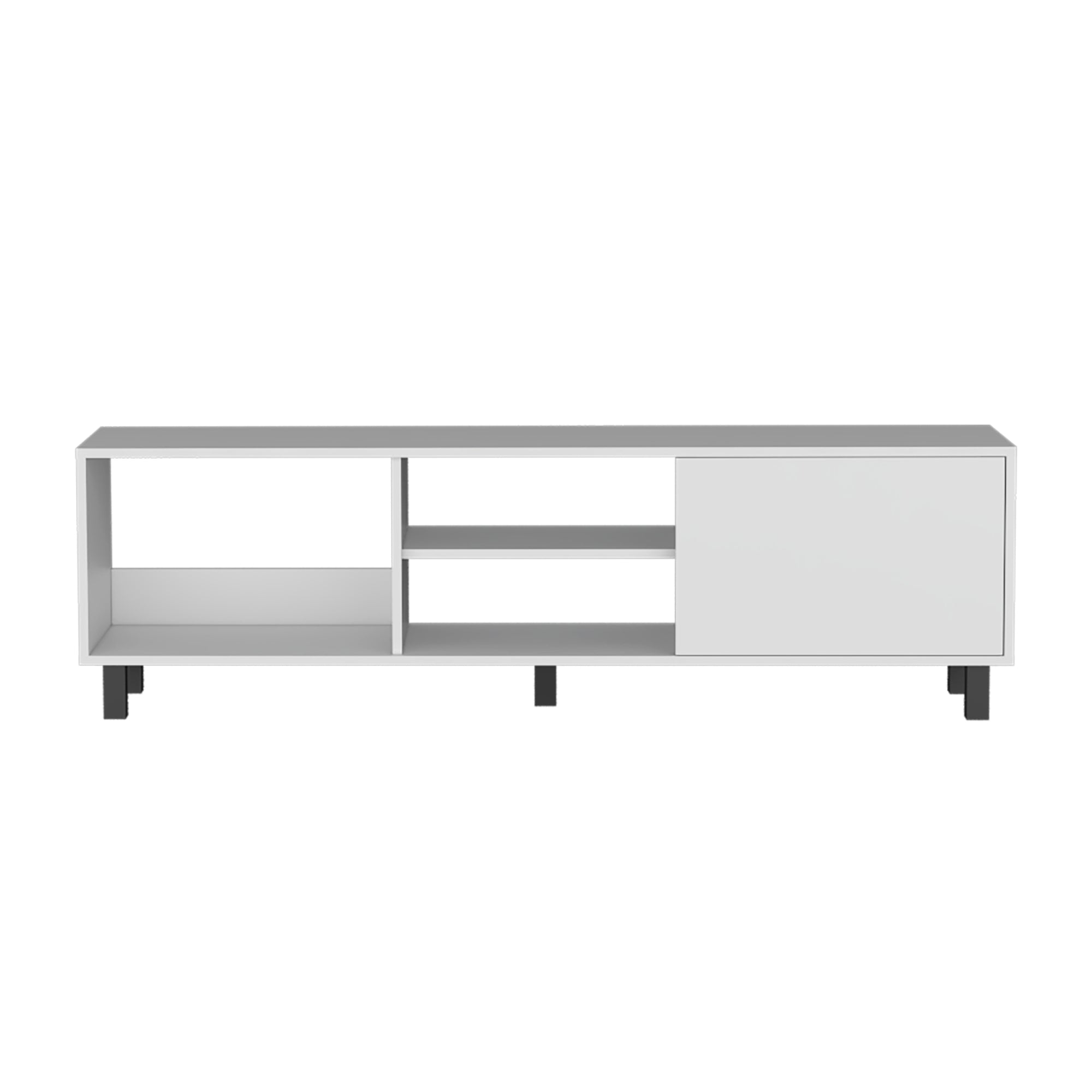 RACK TV 65' TUNEZ 1 PUERTA BLANCO 47,5X160X35 CM - 4
