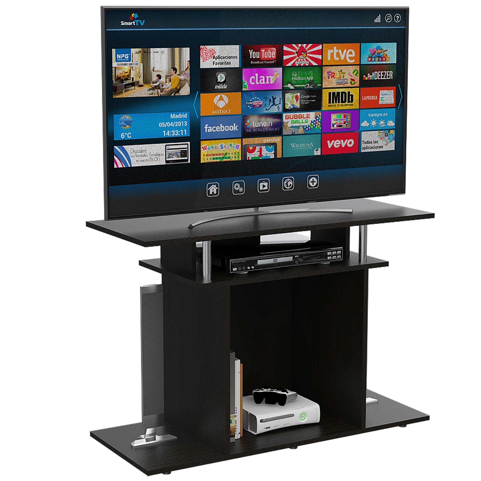 RACK TV 43' INVY WENGUE 68,4X99,5X40,3 CM - 1