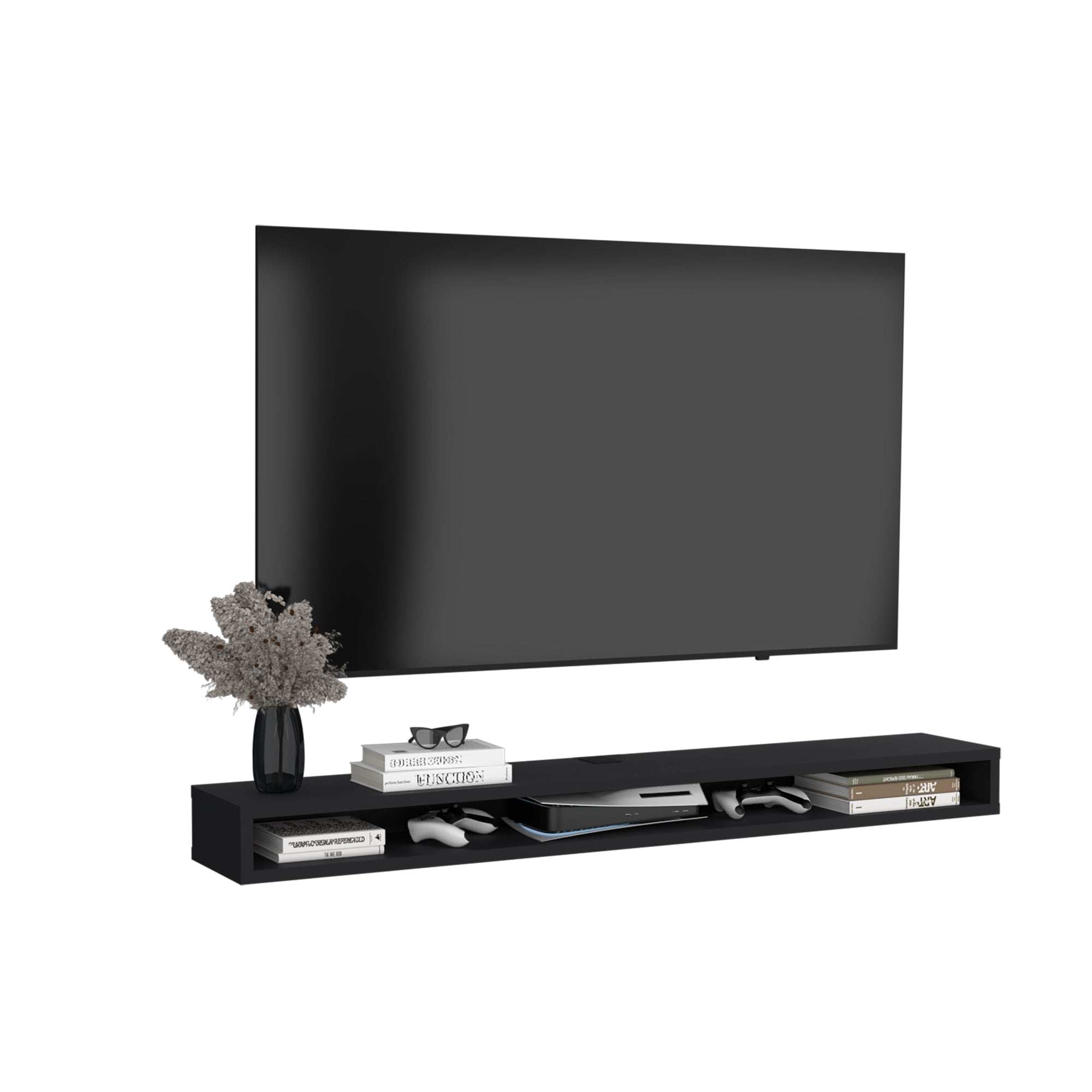 PANEL TV 75' LUFT 180X15X29,6 CM WENGUE - 1
