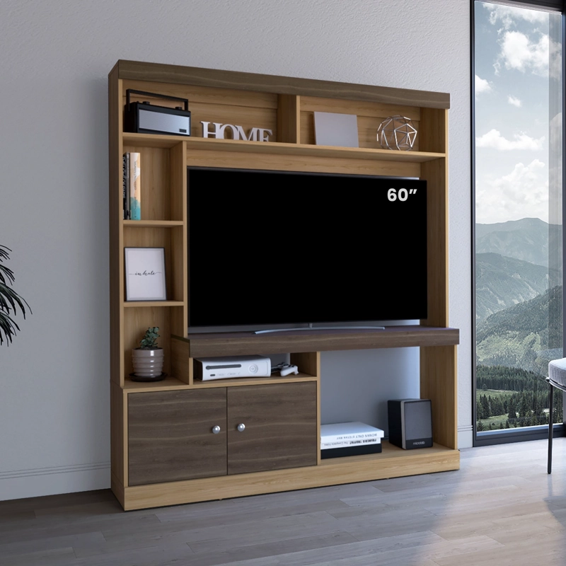 ESTANTE TV 52' DANTE FRESNO Y MILAN 170,6x150x30,3 cm - 5