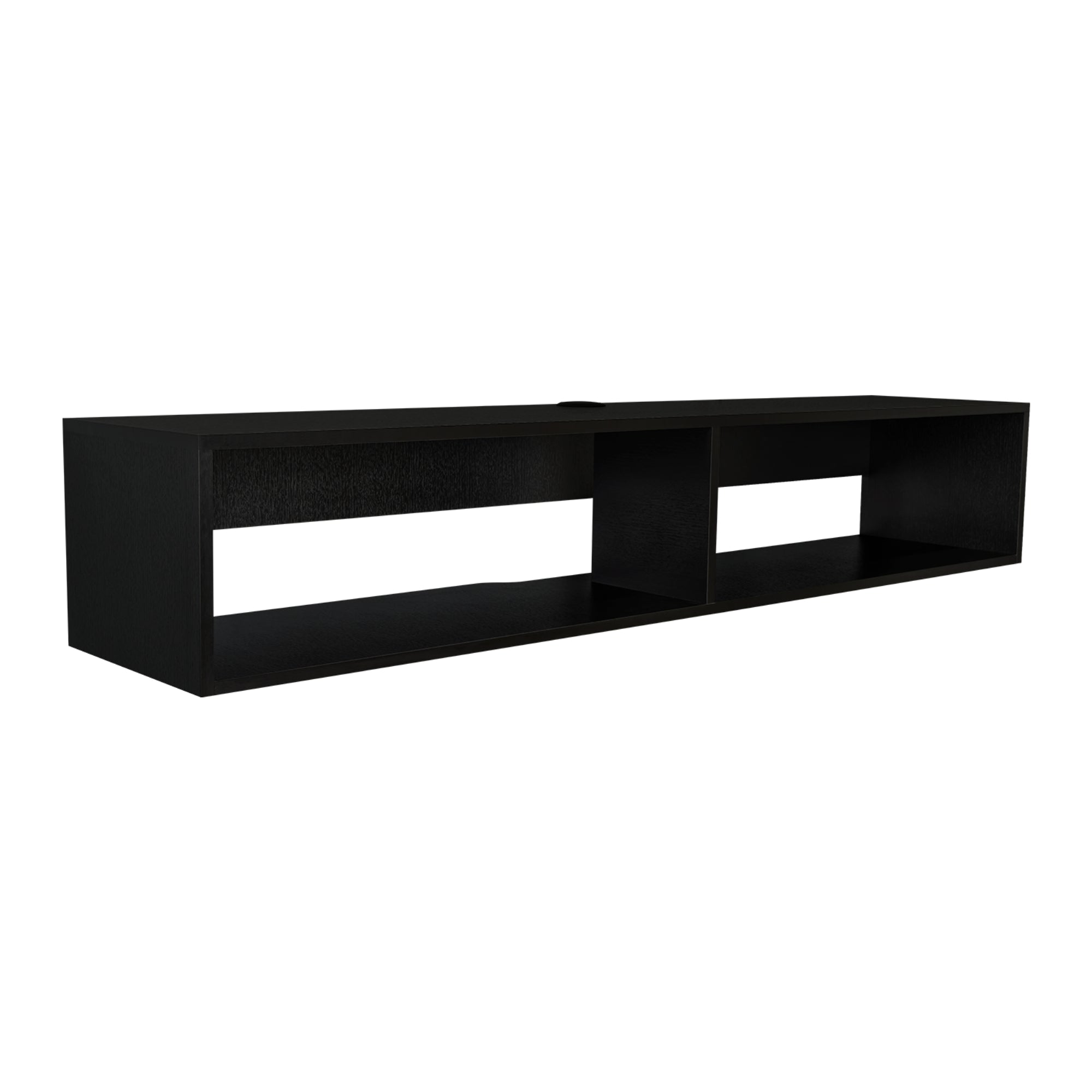 PANEL TV 60' R-150 FLOTANTE WENGUE 26,5X150X32 CM - 4
