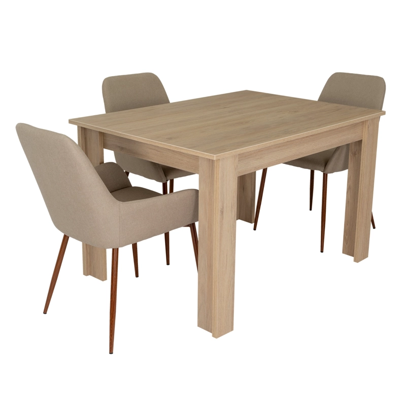 MESA DE COMEDOR PORTOFINO 4 PUESTOS ROVERE - 1
