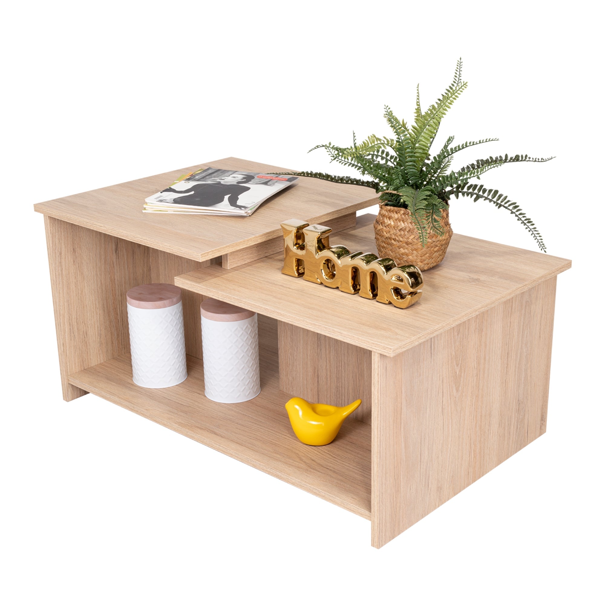 MESA DE CENTRO WEMA ROVERE 41,6X89,3X53,1 CM - 5