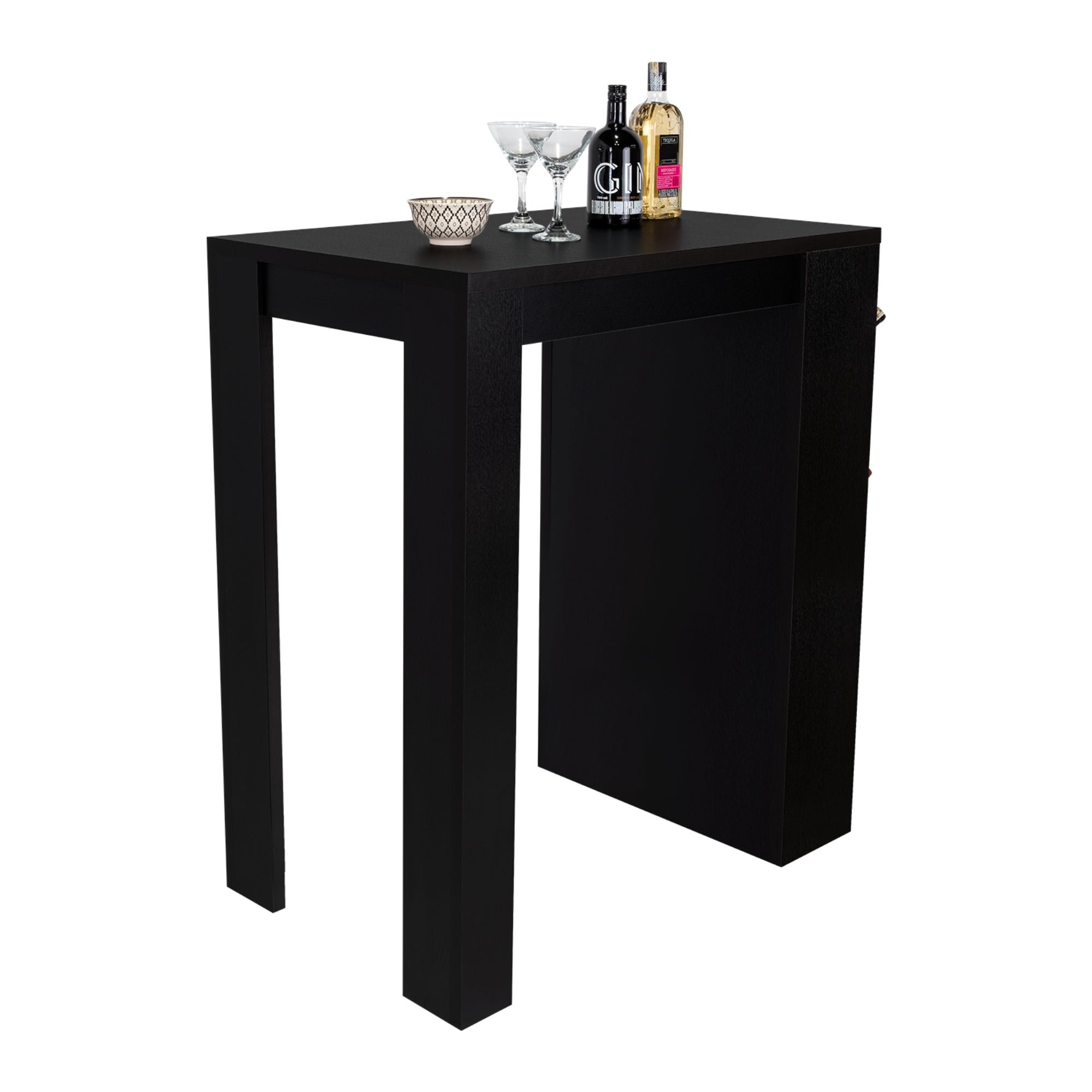 MESA DE BAR SYRAH WENGUE 105X58X91 CM - 1