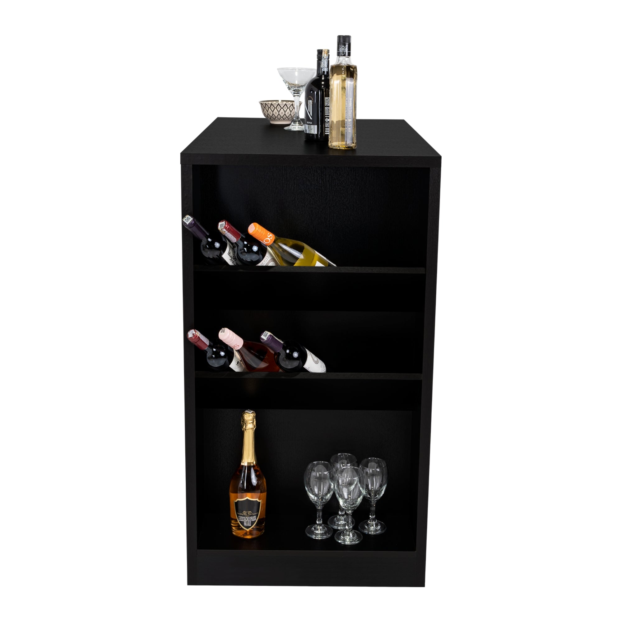 MESA DE BAR SYRAH WENGUE 105X58X91 CM - 2