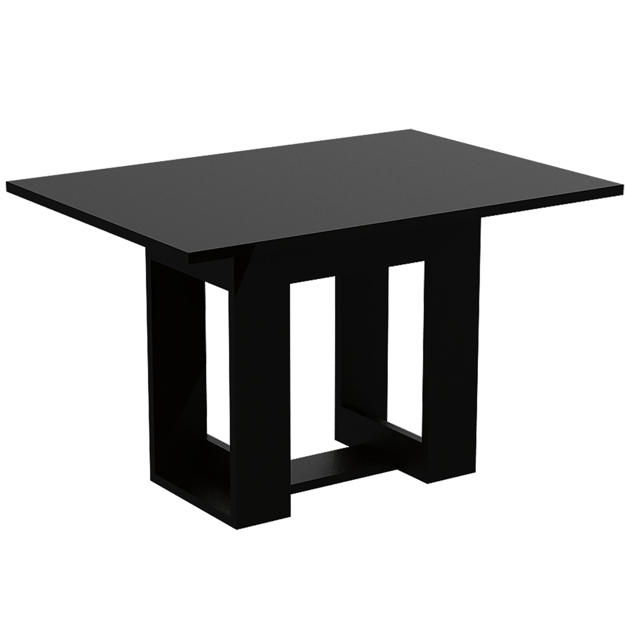 MESA DE COMEDOR VOLTERRA 4 PUESTO 74X120X85 CM WENGUE - 3