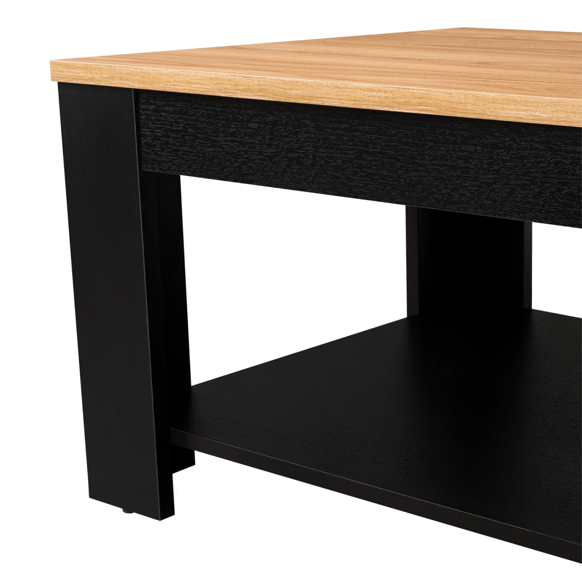 MESA DE CENTRO CECIL 120X60X41,5 CM FRESNO Y WENGUE - 7