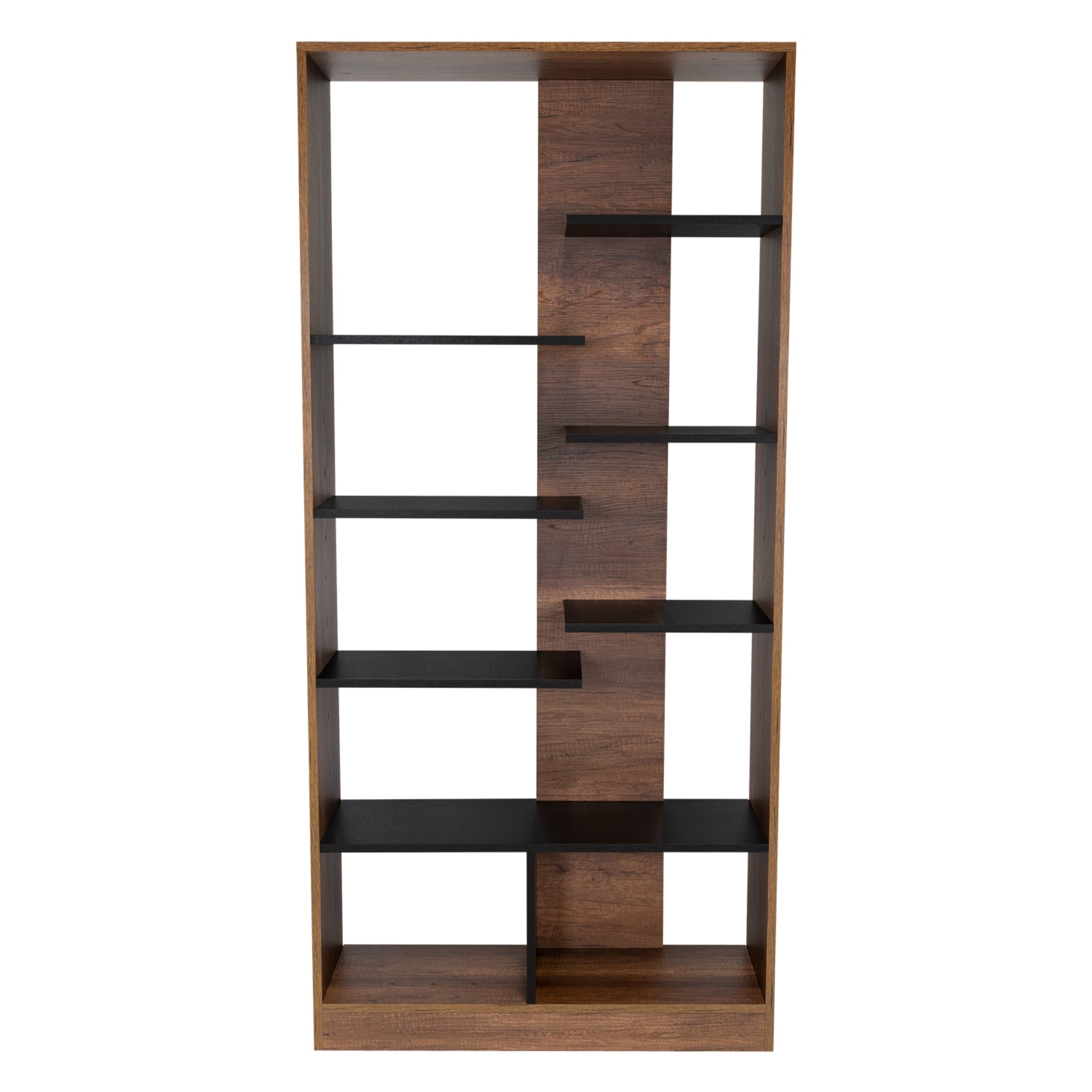 BIBLIOTECA CLASSIC COLOR CARAMELO Y WENGUE 170X80X26 CM - 6