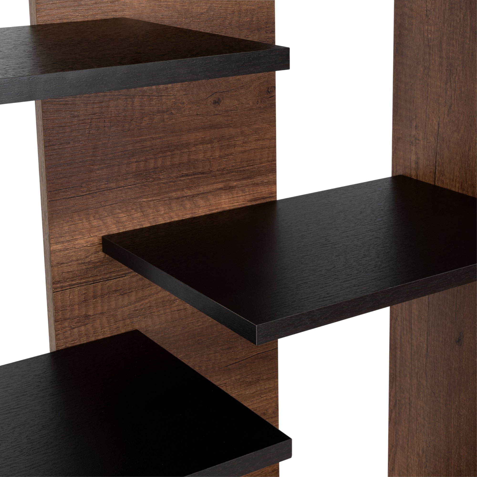 BIBLIOTECA CLASSIC COLOR CARAMELO Y WENGUE 170X80X26 CM - 7
