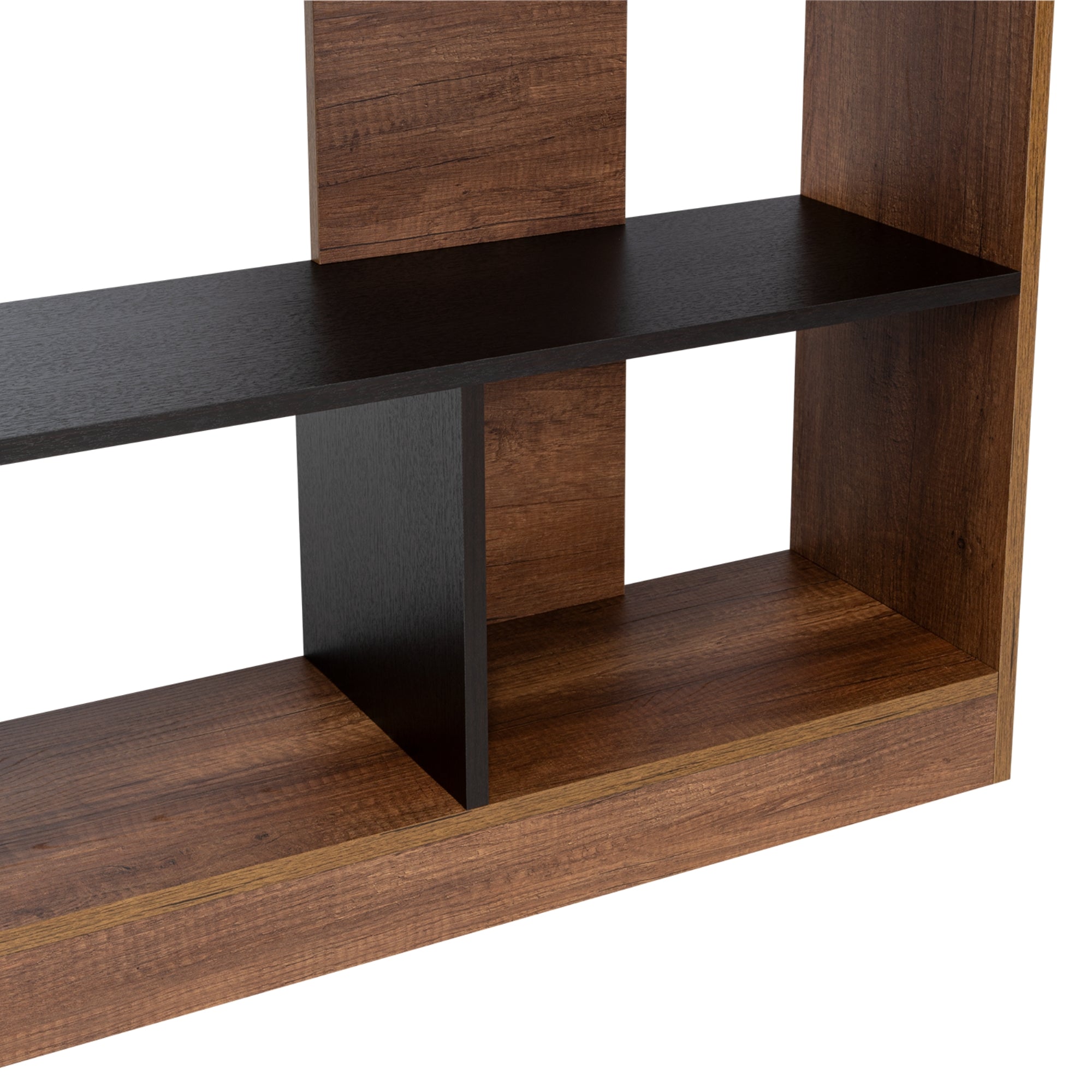 BIBLIOTECA CLASSIC COLOR CARAMELO Y WENGUE 170X80X26 CM - 8