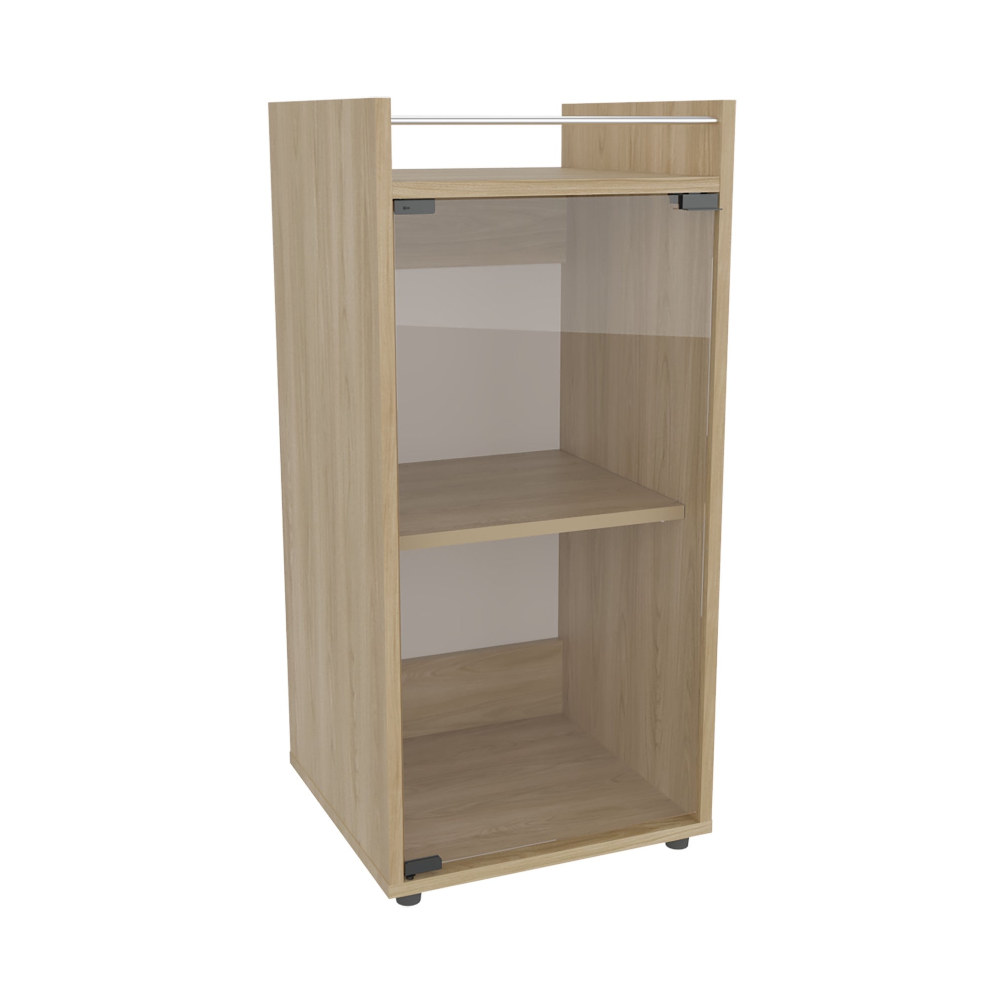 BAR BAJO THEBA 1 PUERTA VIDRIO 81,3X38,1X37,6 CM FRESNO - 3