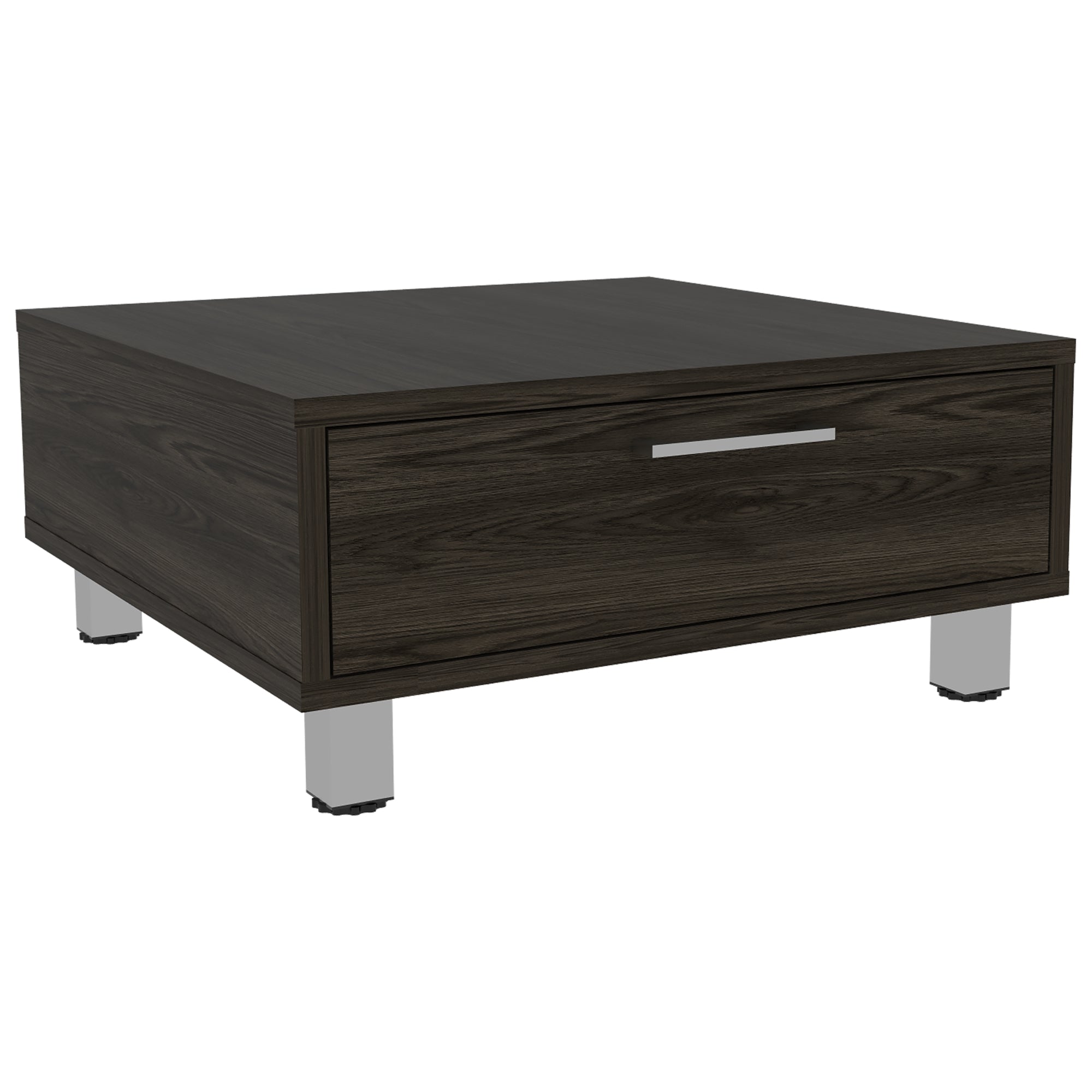 MESA DE CENTRO 1 CAJON 60X60 CM COÑAC - 3