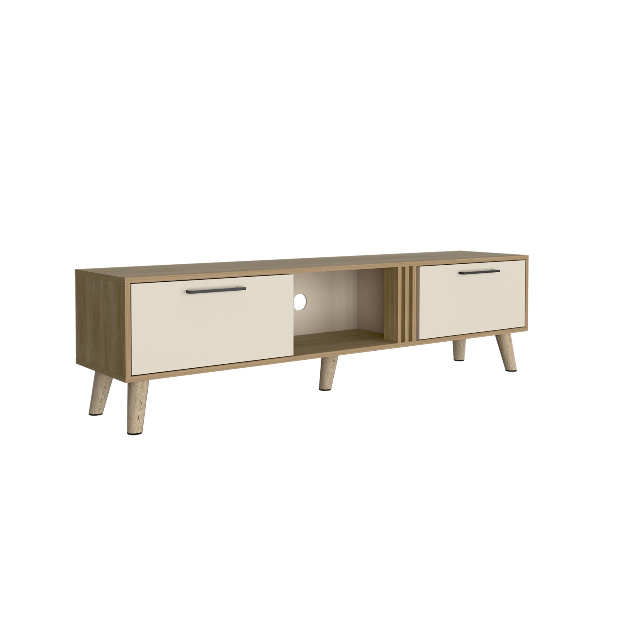 RACK TV 65' VANCE 2 PUERTAS 160X43X35 CM FRESNO Y CAPRI - 3