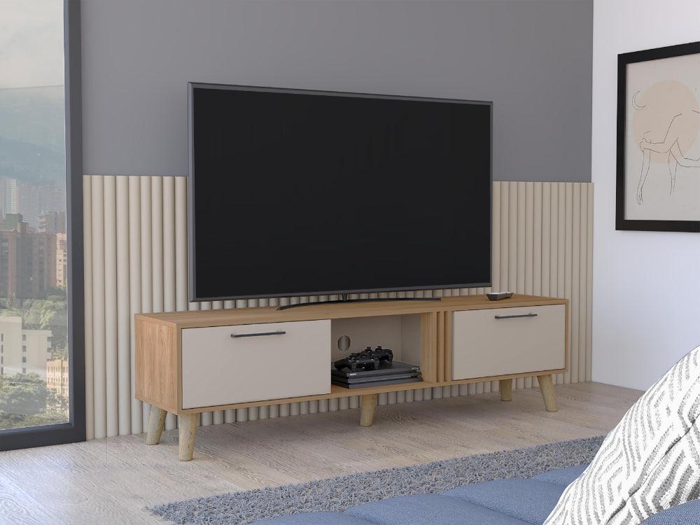 RACK TV 65' VANCE 2 PUERTAS 160X43X35 CM FRESNO Y CAPRI - 5