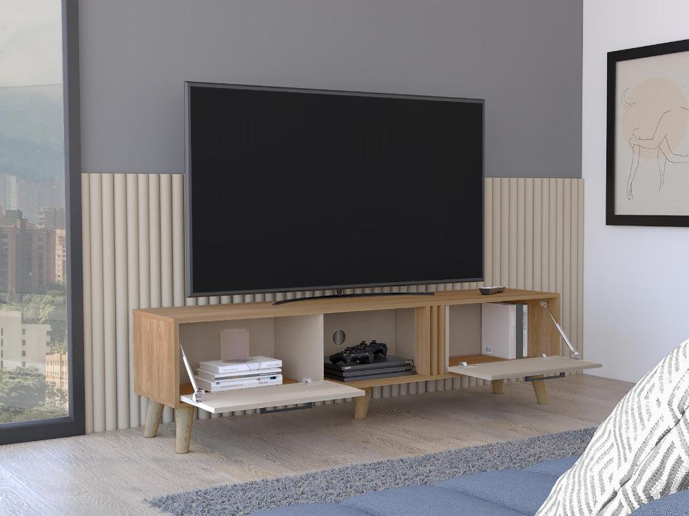 RACK TV 65' VANCE 2 PUERTAS 160X43X35 CM FRESNO Y CAPRI - 6