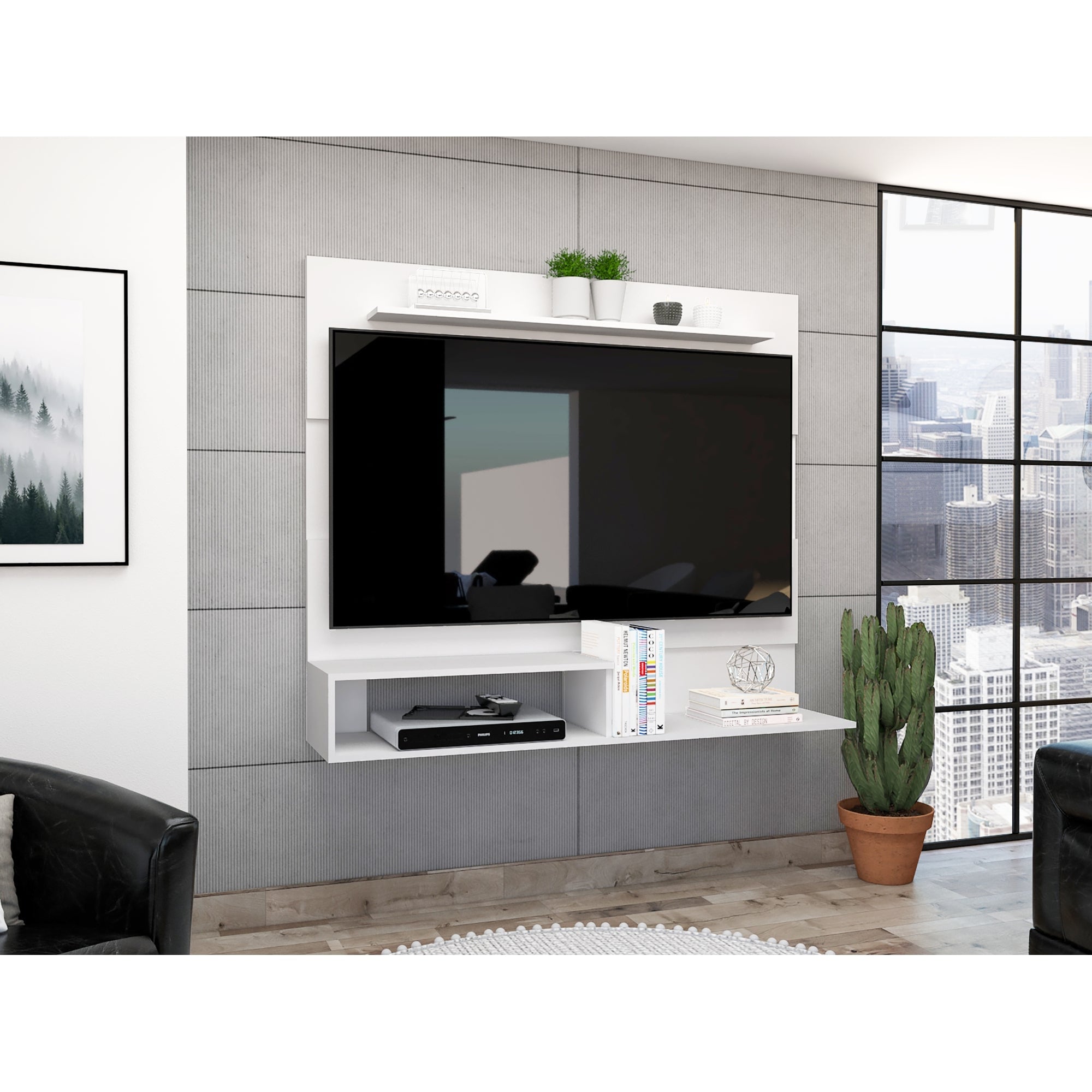 PANEL TV 55' BEIJING 120X140X31,5 CM BLANCO - 5