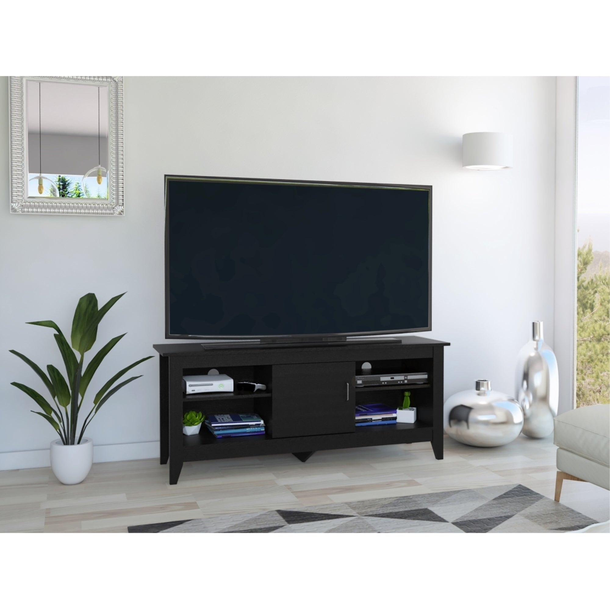 RACK TV 65' ESSENTIAL 1 PUERTA WENGUE 61,5X147,5X40,5 CM - 5