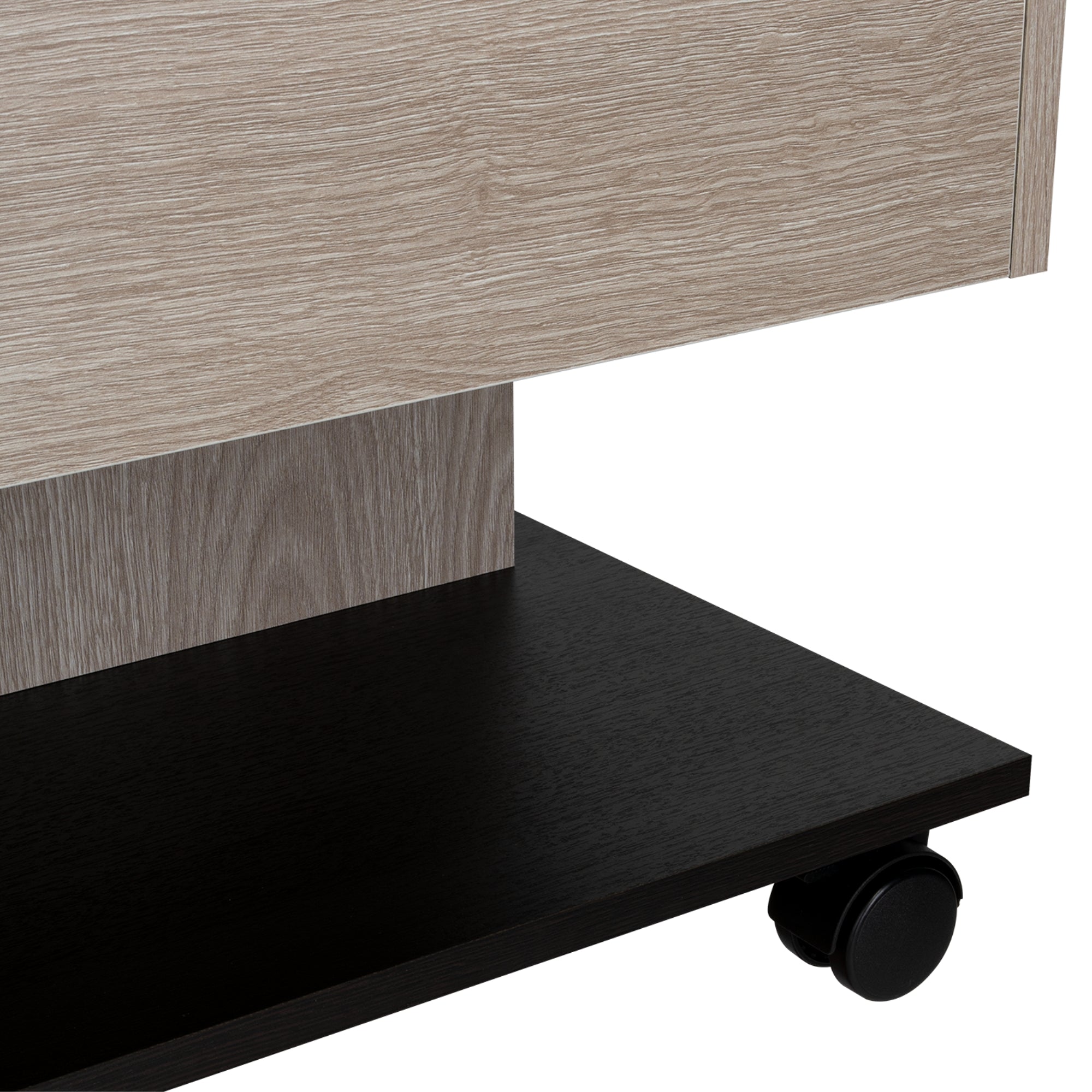 MESA FUNCIONAL 5G CENIZA Y WENGUE 43,3X80X54,5 CM - 10