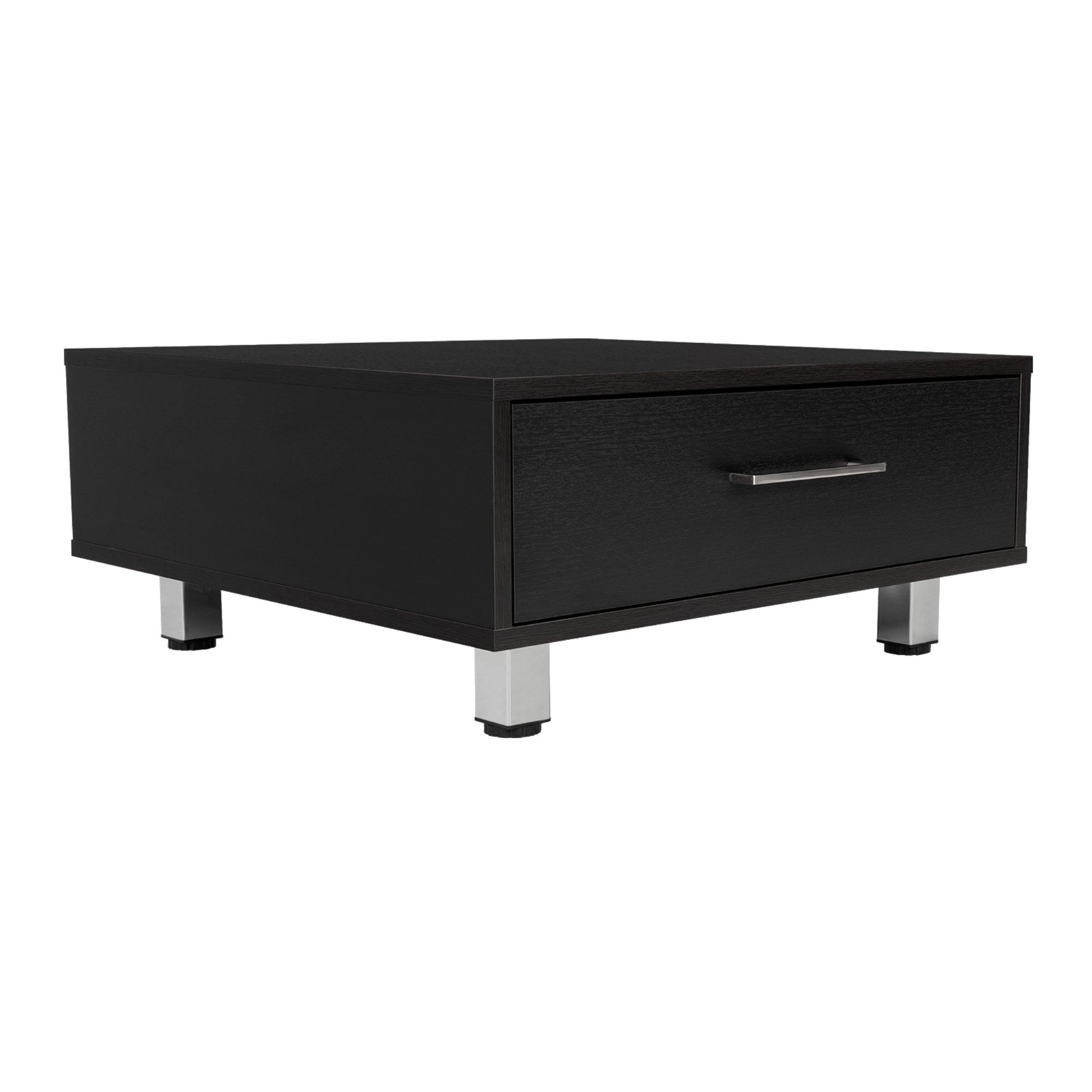 MESA DE CENTRO 1 CAJON 60X60 CM WENGUE - 5