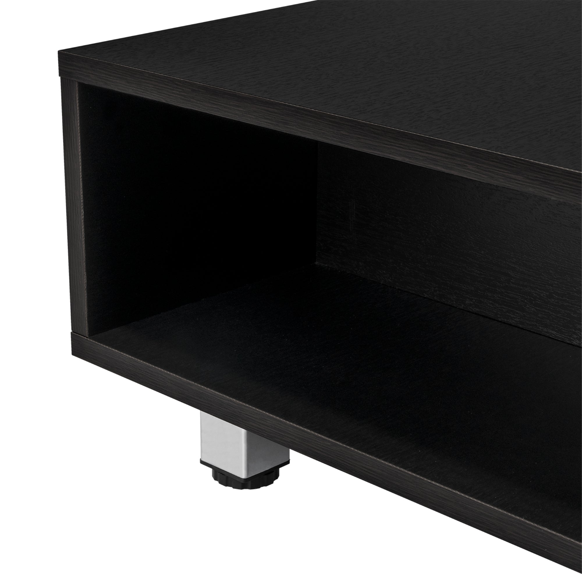 MESA DE CENTRO 1 CAJON 60X60 CM WENGUE - 8