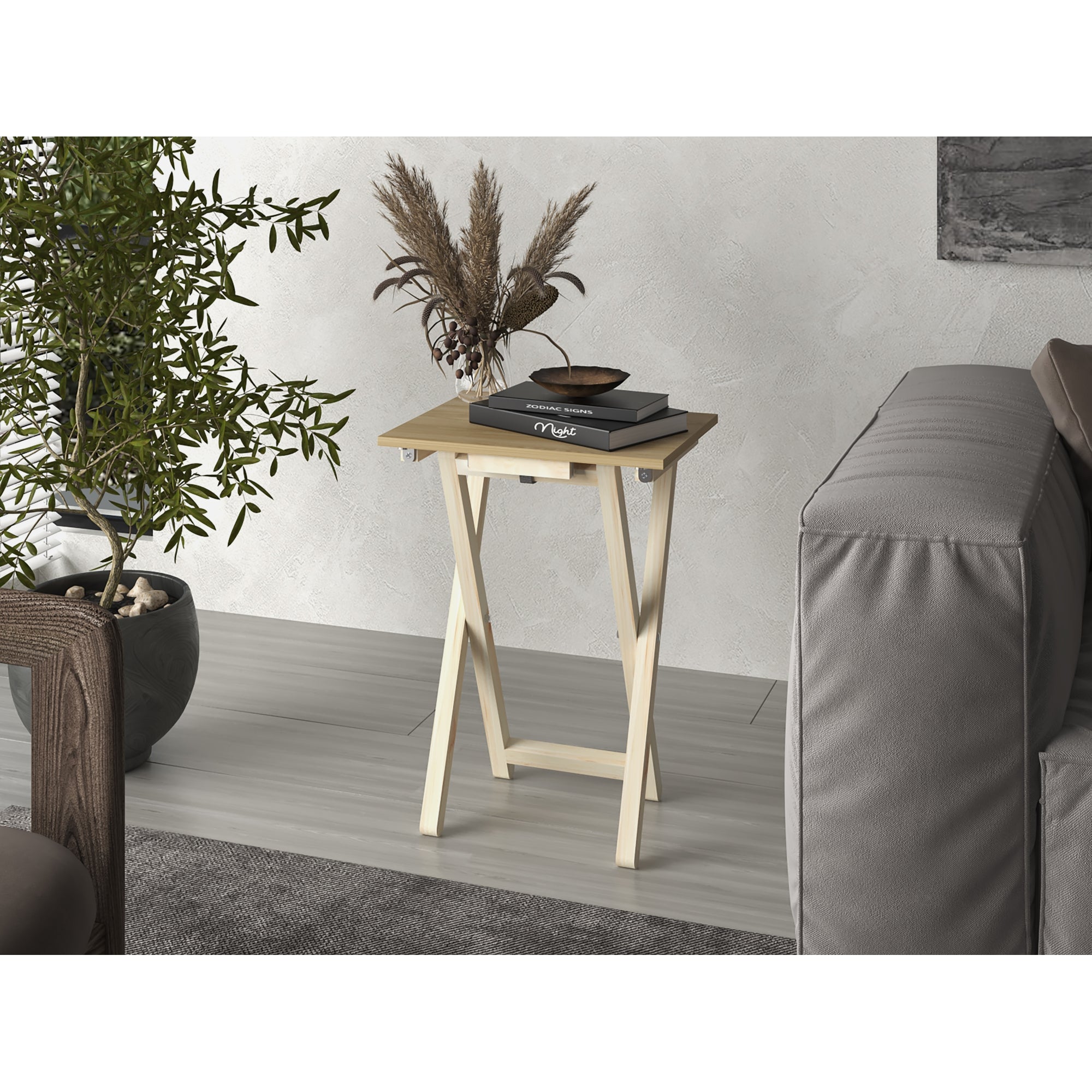 MESA PLEGABLE OTIS 65,7X47,9X35 CM FRESNO - 12