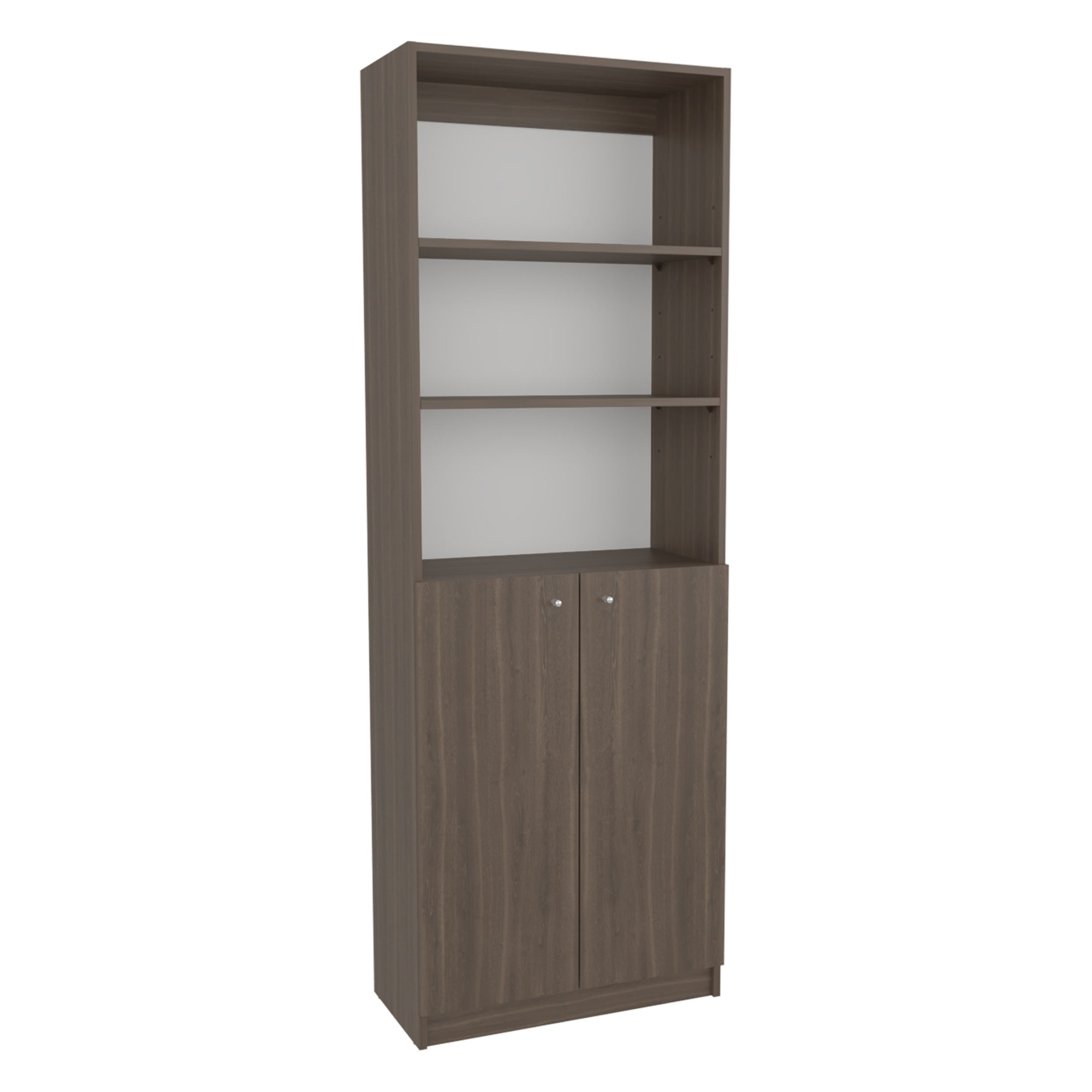 ESTANTE HOME-E M4 2 PUERTAS 5 NIVELES MILAN Y BLANCO - 3
