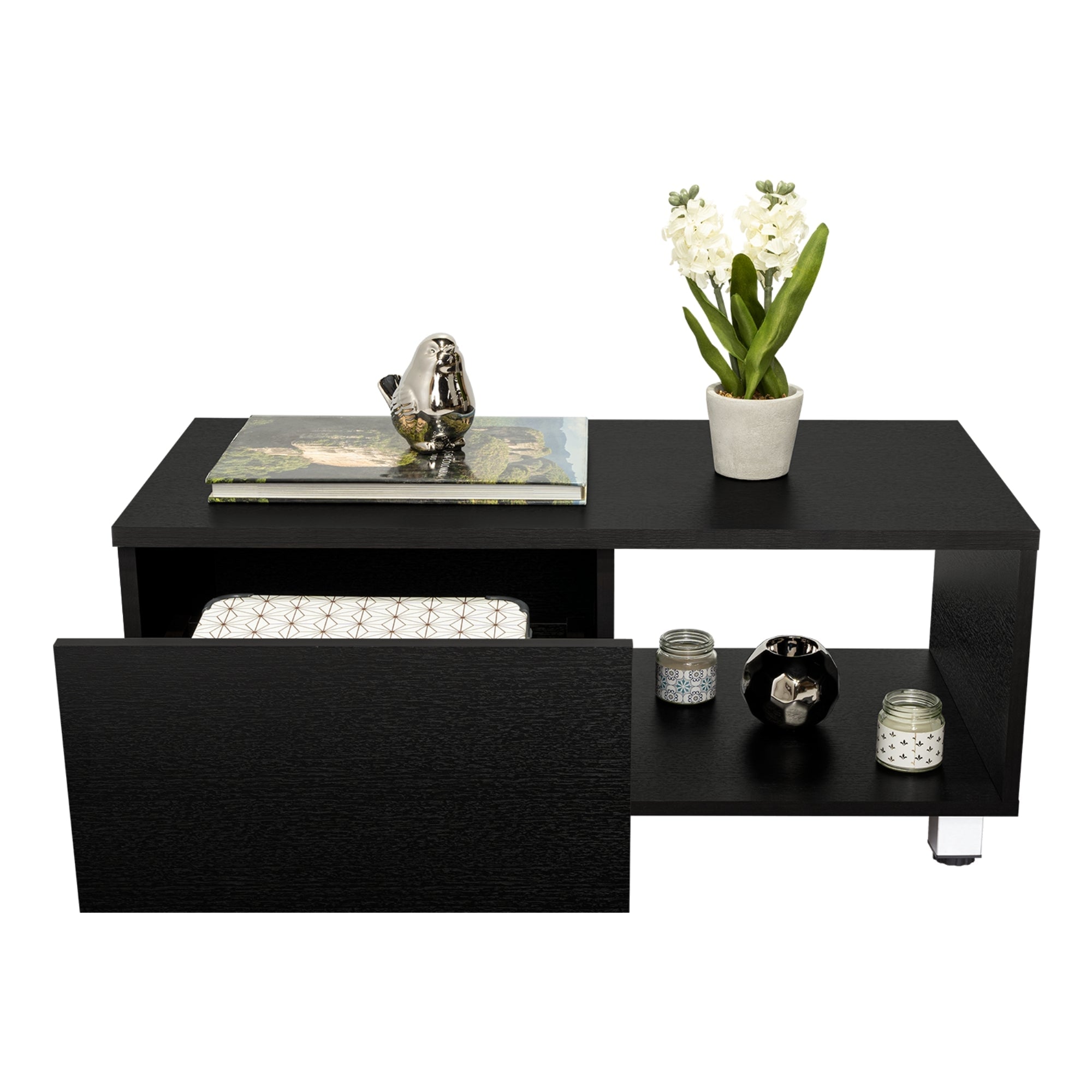 MESA DE CENTRO 1 CAJON TORENCE WENGUE - 3
