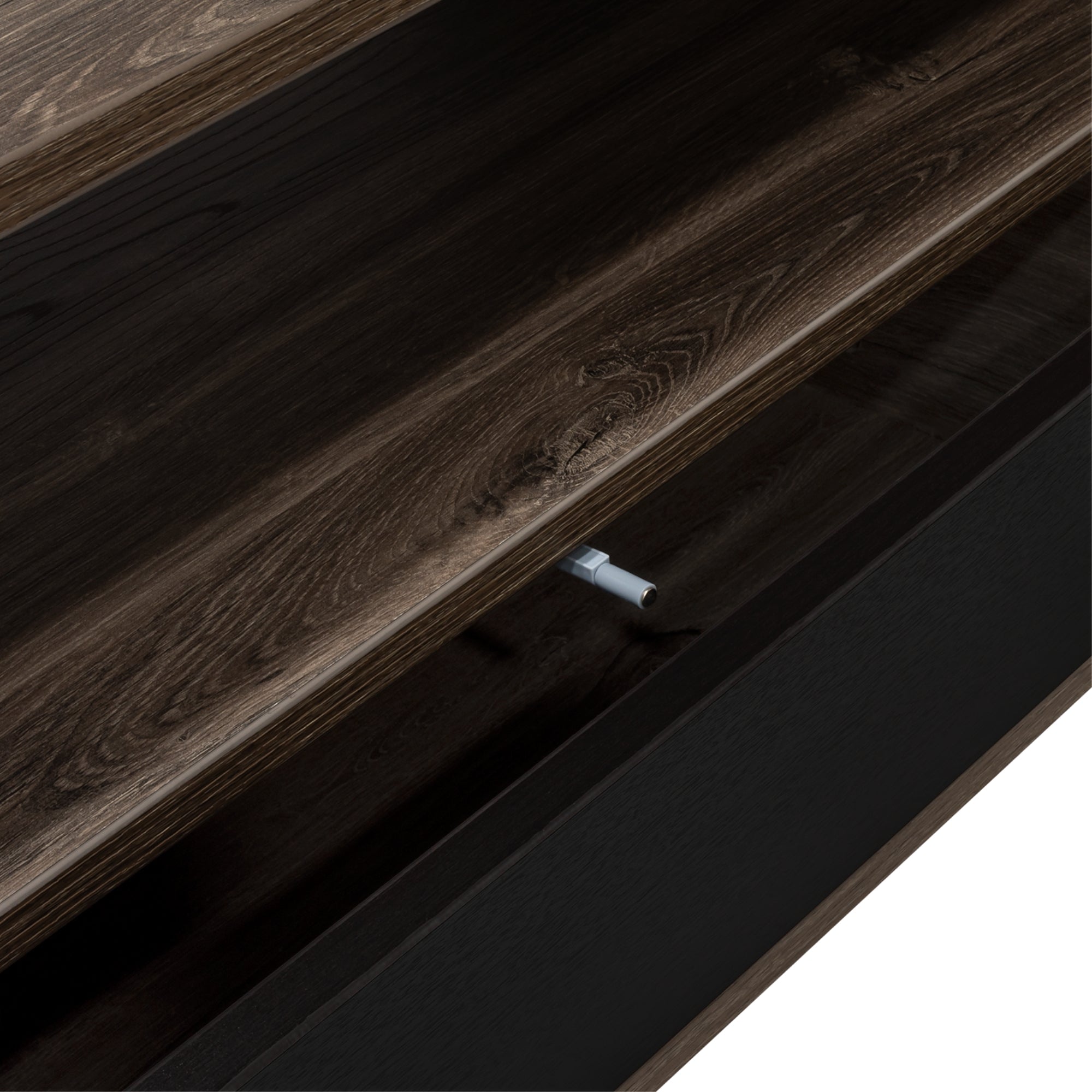 RACK TV 90' BELLAGIO SIENA Y WENGUE 50X210X50 CM - 10