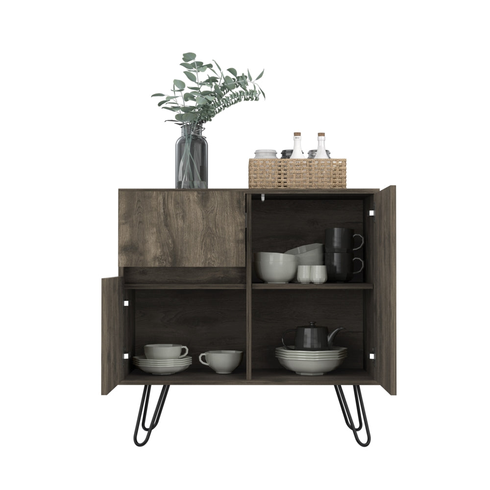 BUFFET ANDRORRA BELLOTA 2 PUERTAS 80X80X35 CM - 3