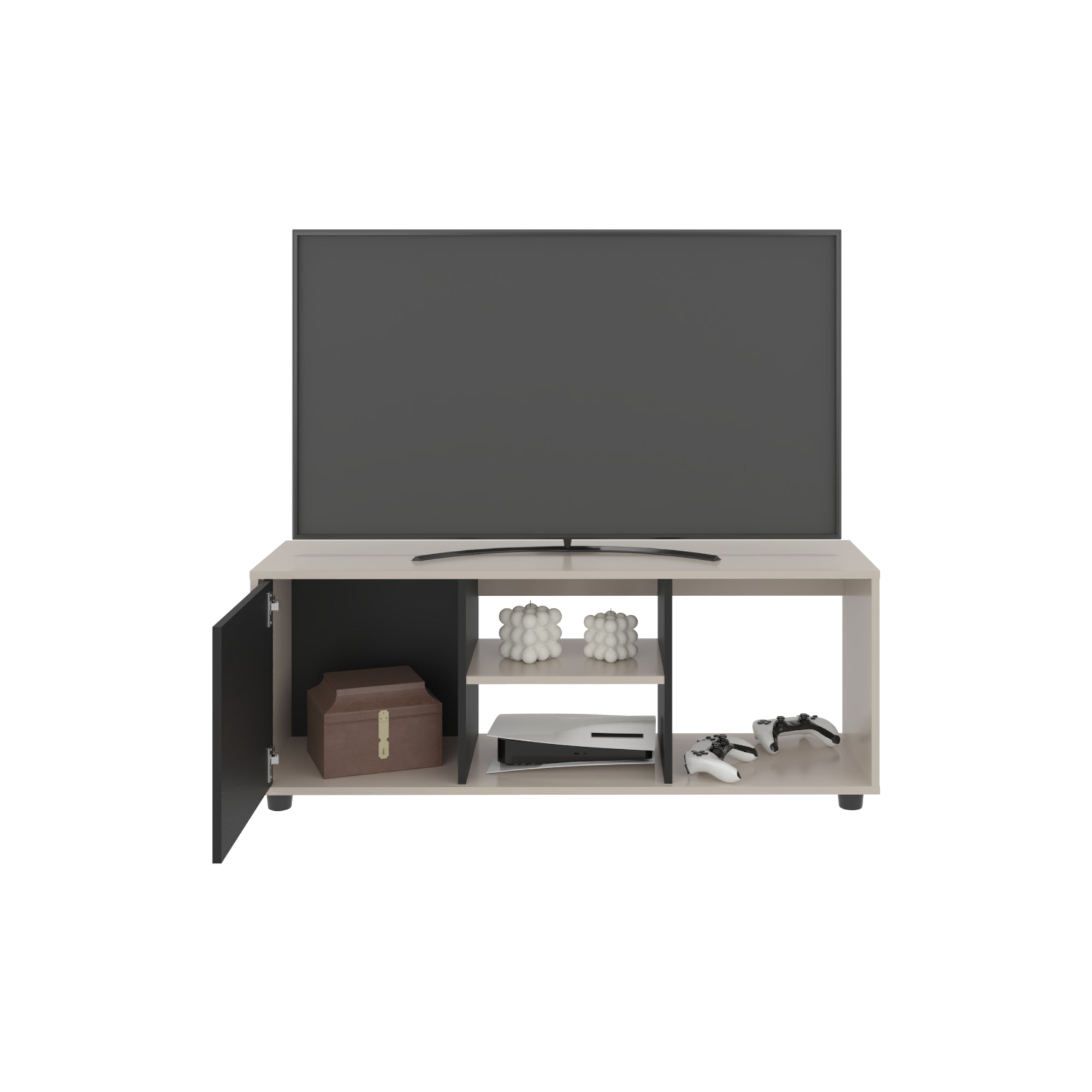 RACK TV 50' ADEL 120,3X34,9X46,7 CAPRI Y WENGUE - 2