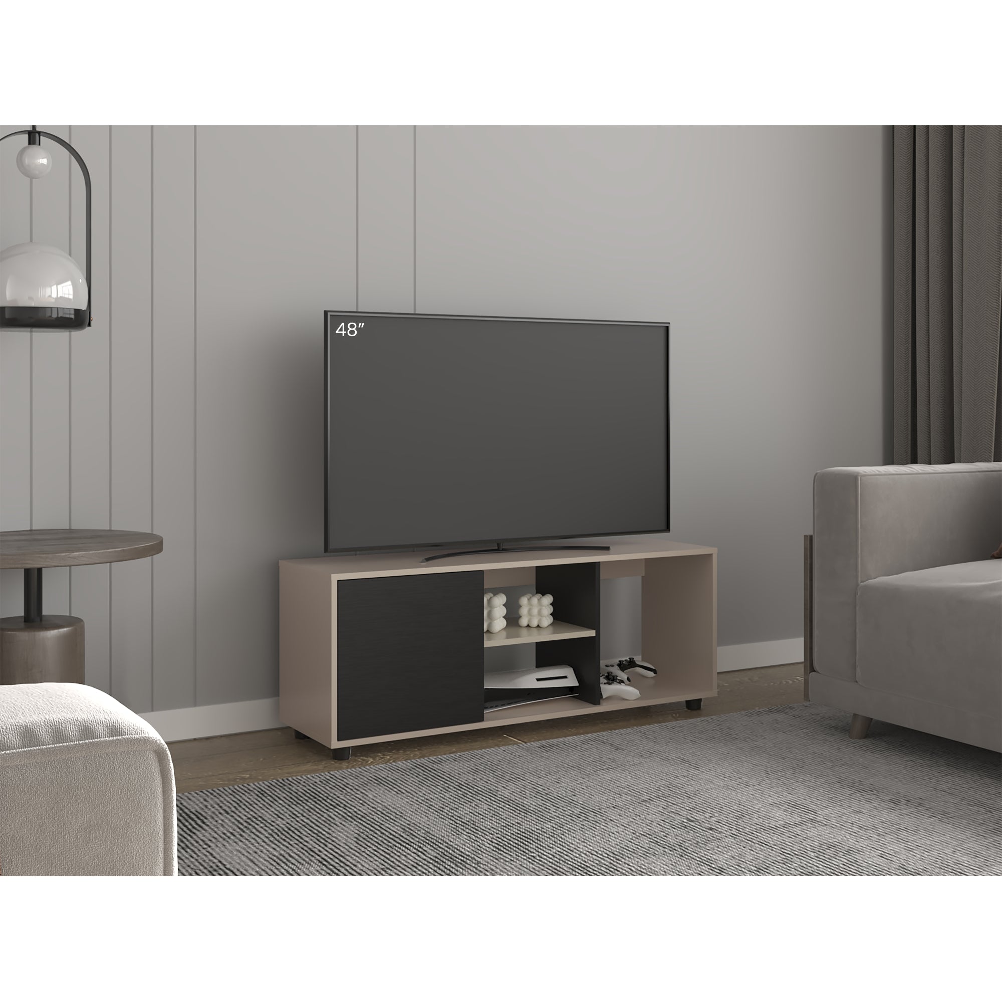 RACK TV 50' ADEL 120,3X34,9X46,7 CAPRI Y WENGUE - 5