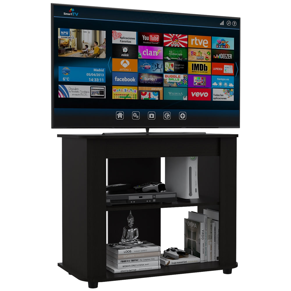 RACK TV 40' MAORI WENGUE 75X90X45 CM - 1