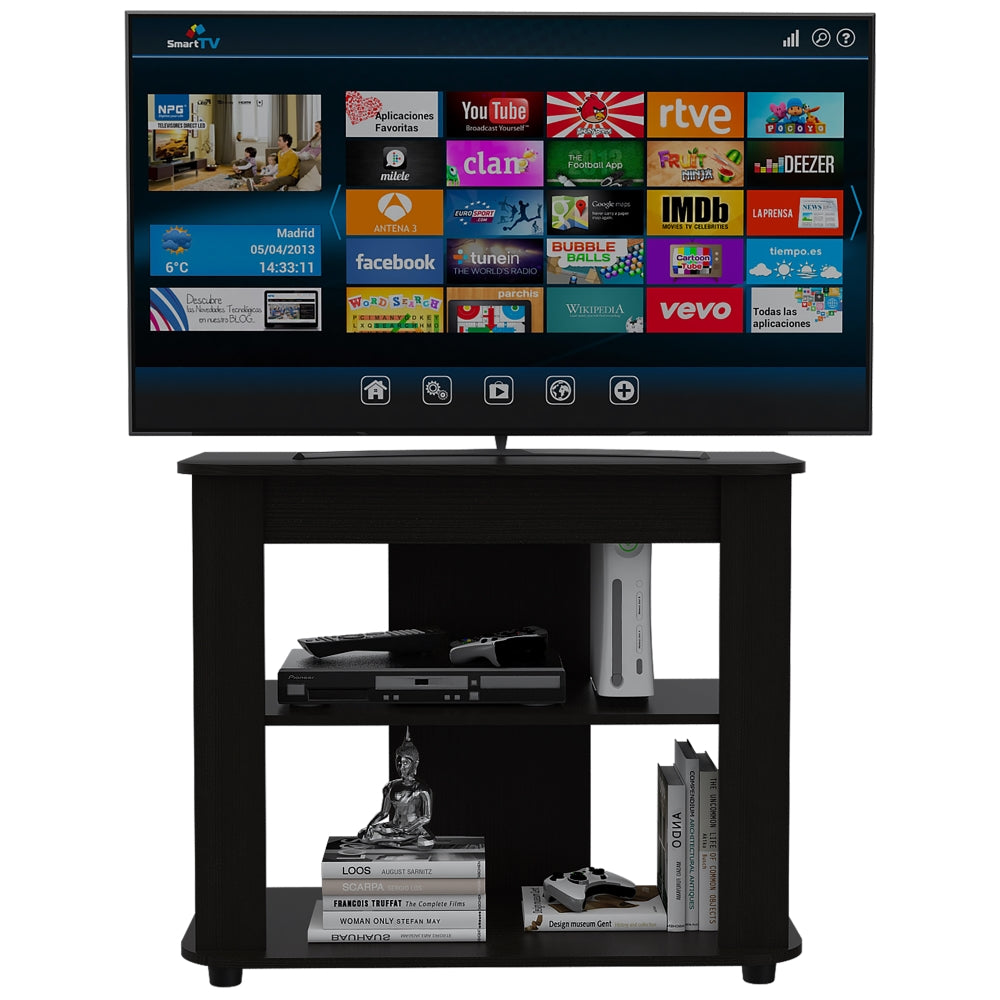 RACK TV 40' MAORI WENGUE 75X90X45 CM - 3
