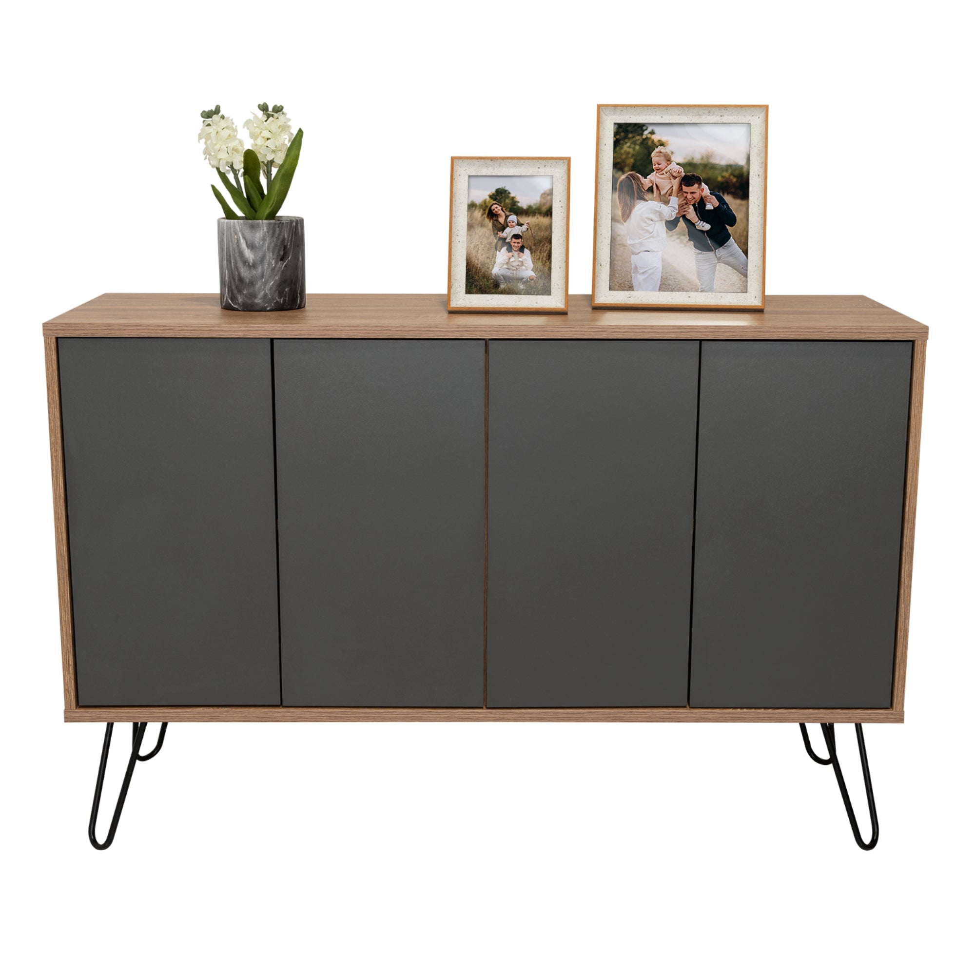 BUFFET VASSEL MIEL Y PLOMO 75,6X117,1X38,6 CM - 6