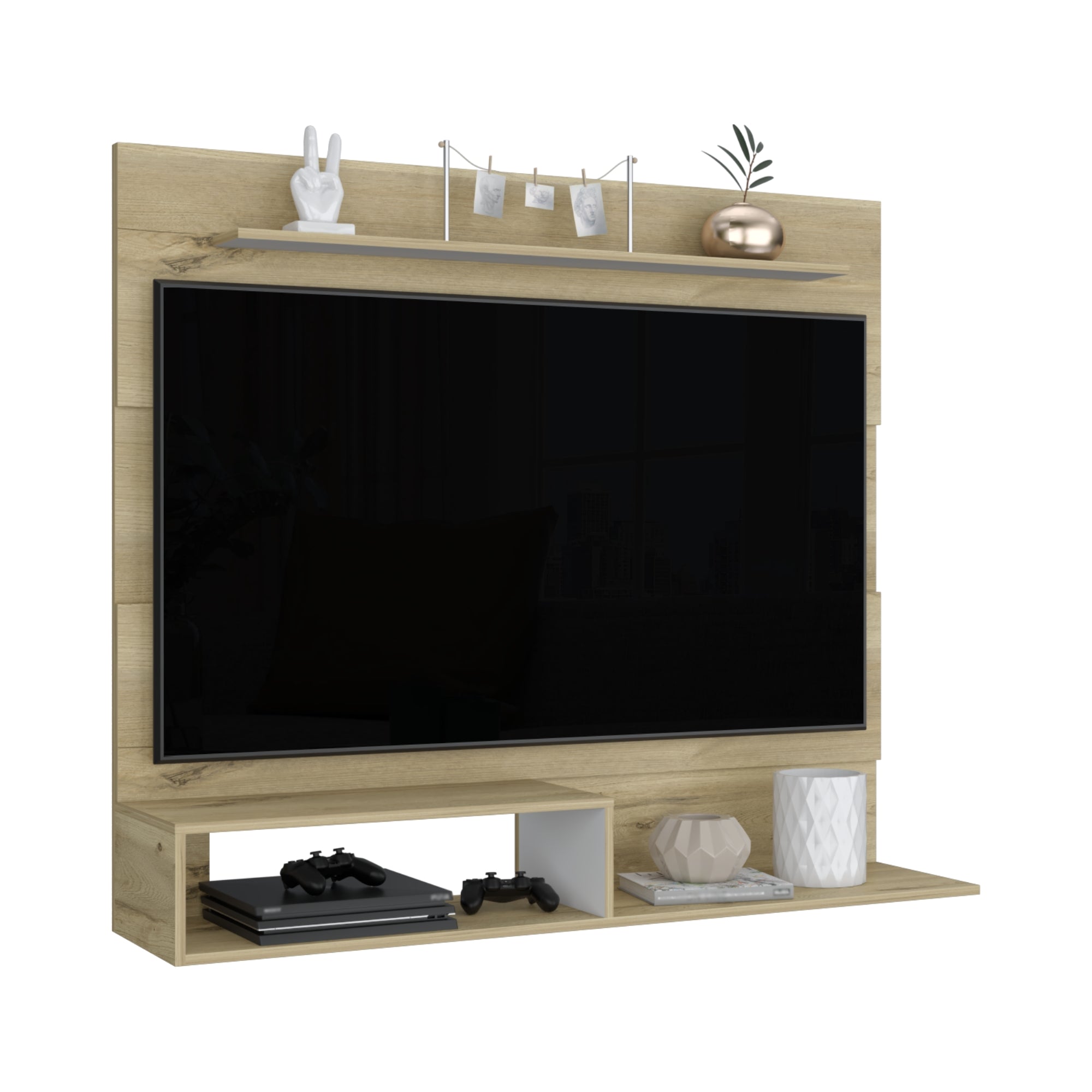 PANEL TV 55' BEIJING 120X140X31,5 CM DUNA Y BLANCO - 1