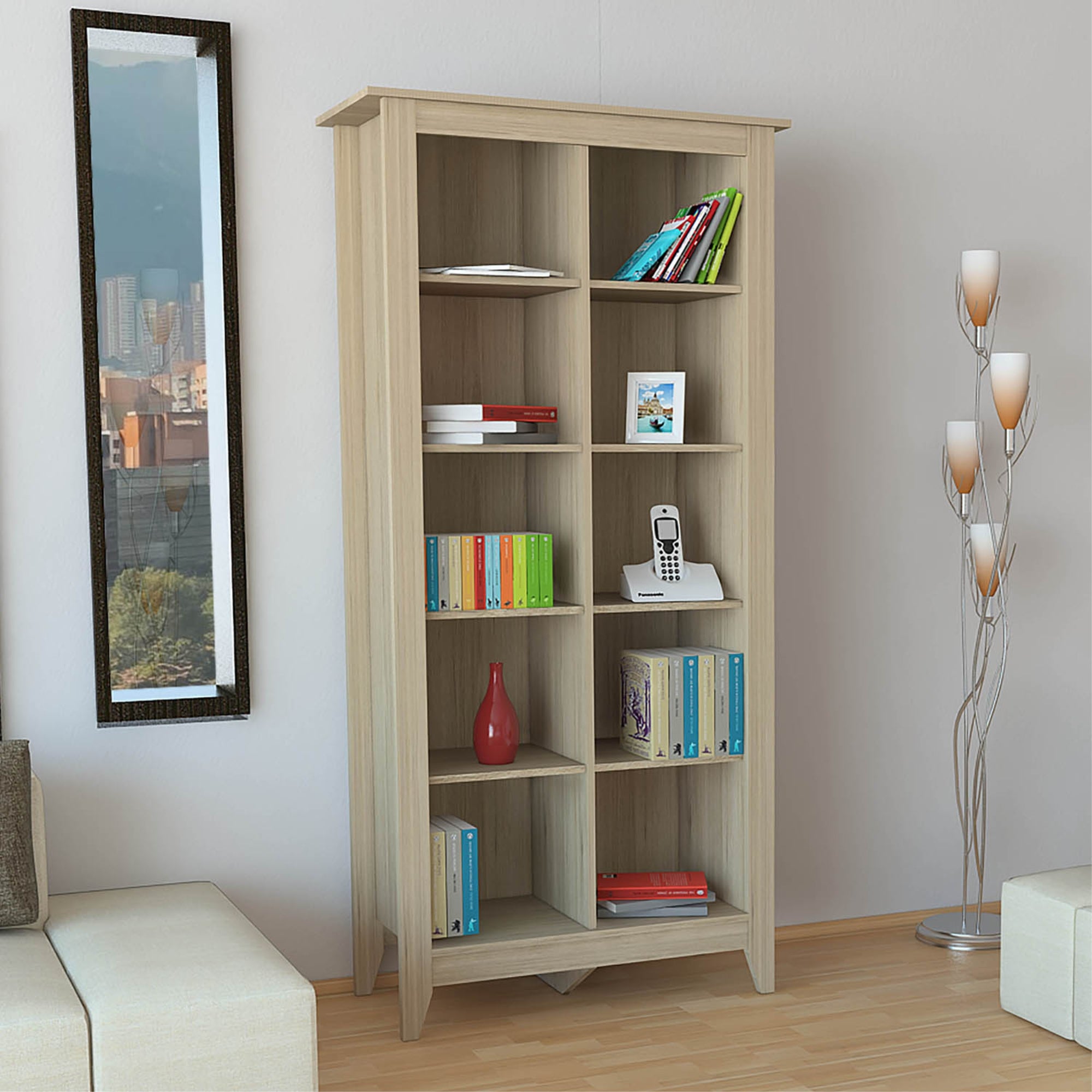 LIBRERO ESSENTIAL ROVERE 180X86,5X40,7 CM - 9