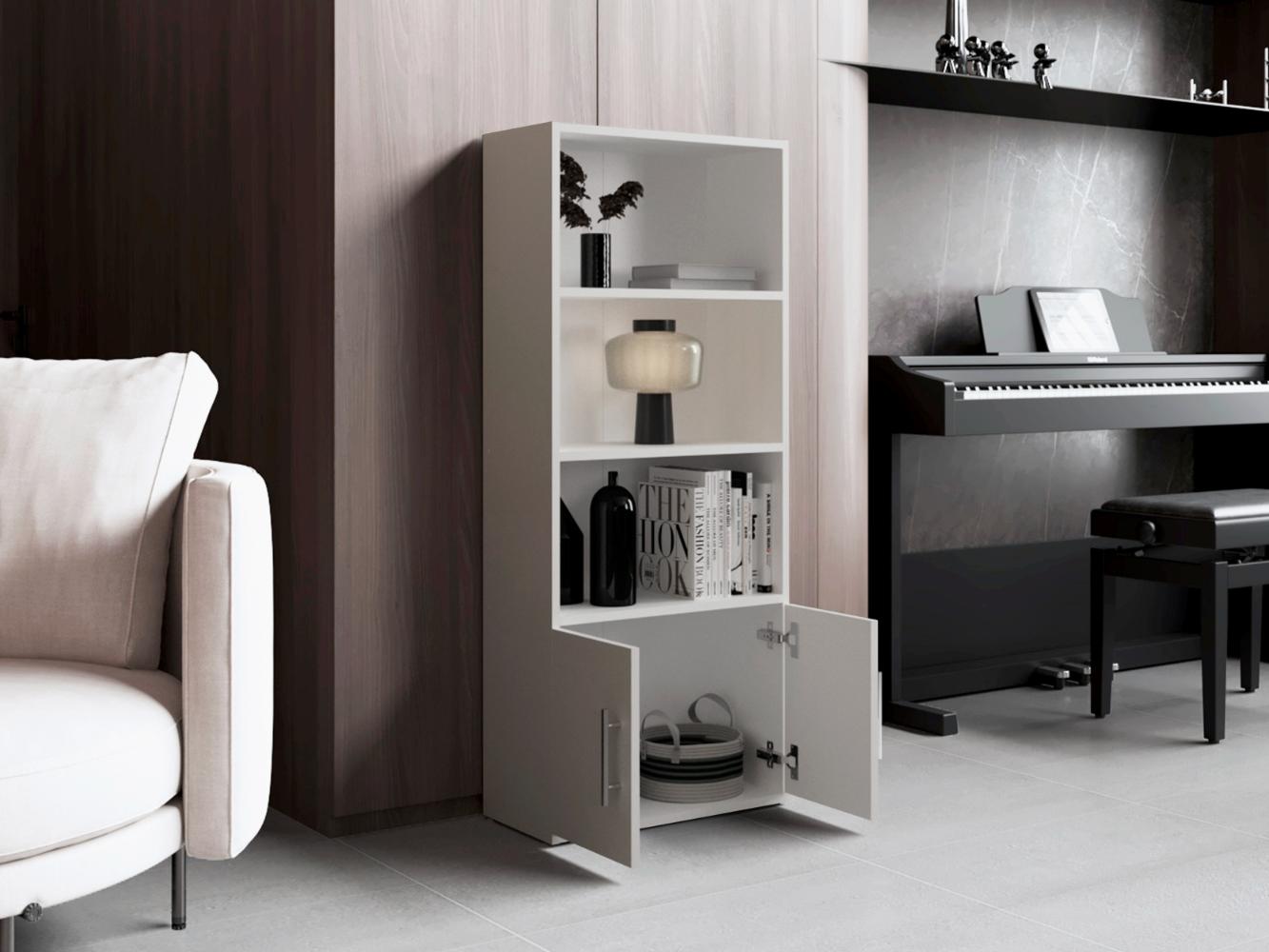 BIBLIOTECA ECO JOY 2 PUERTAS 4 NIVELES BLANCO - 6