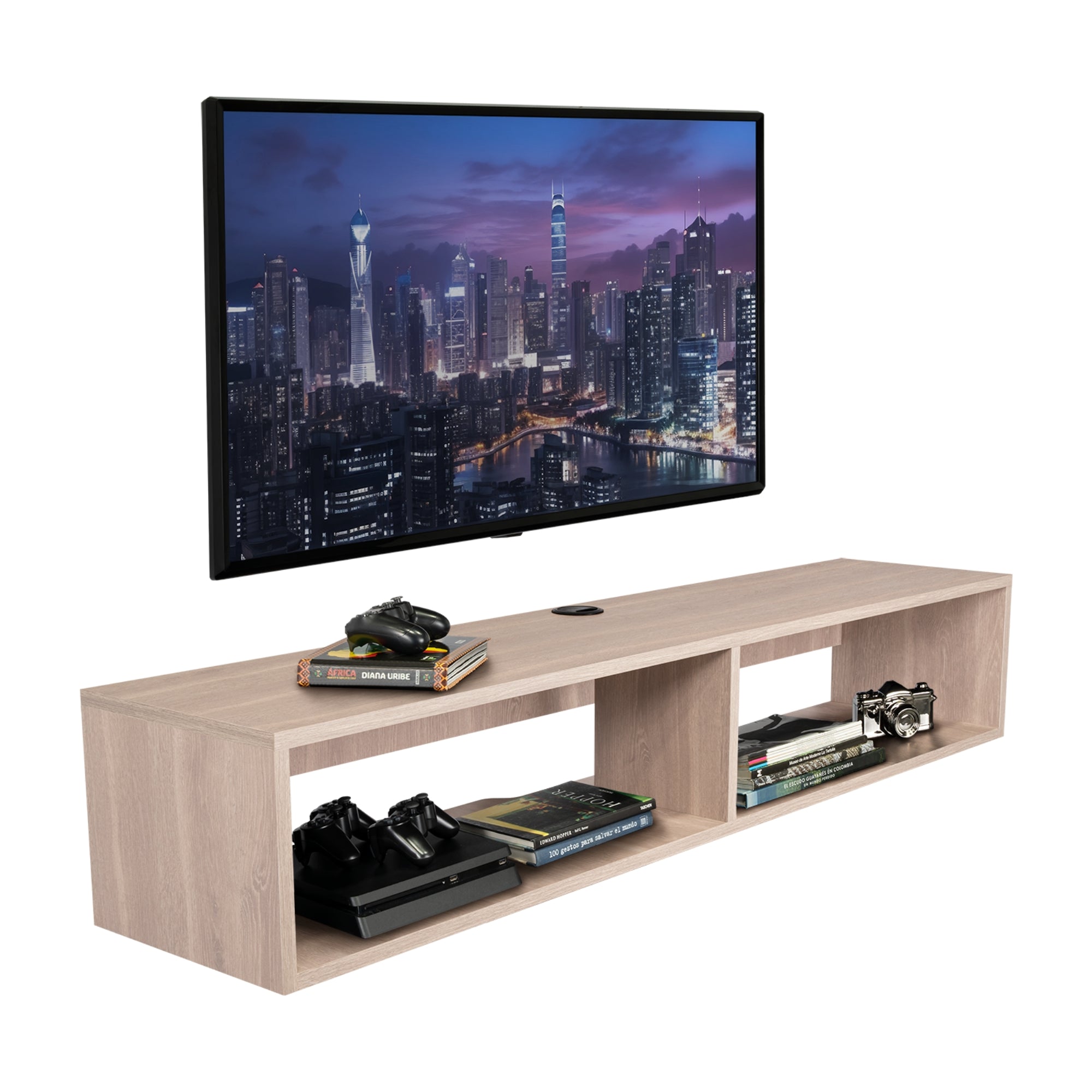 PANEL TV 60' R-150 FLOTANTE BARDOLINO 26,5X150X32 CM - 1