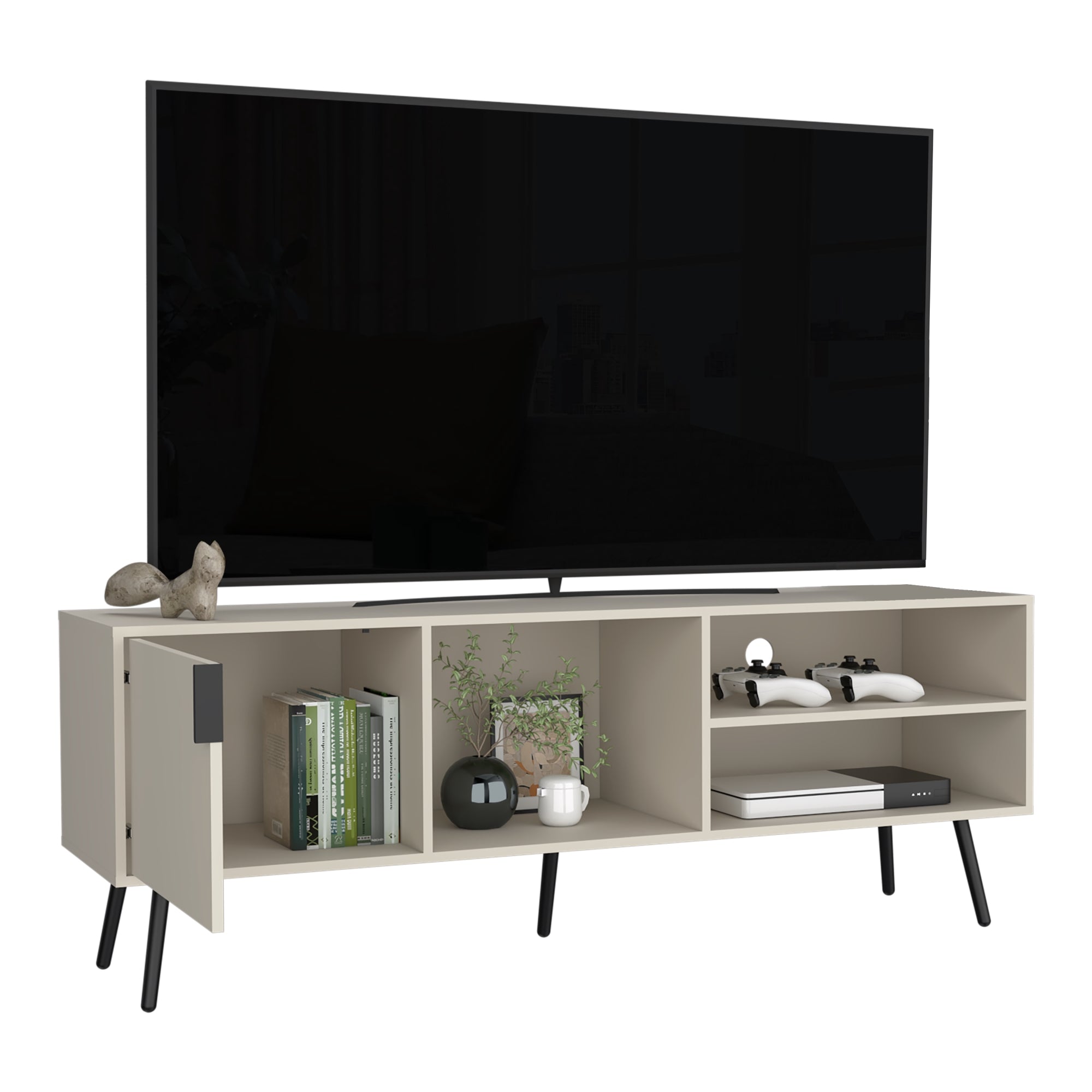 RACK TV 65' VULCAN 1 PUERTA ABATIBLE CAPRI - 1