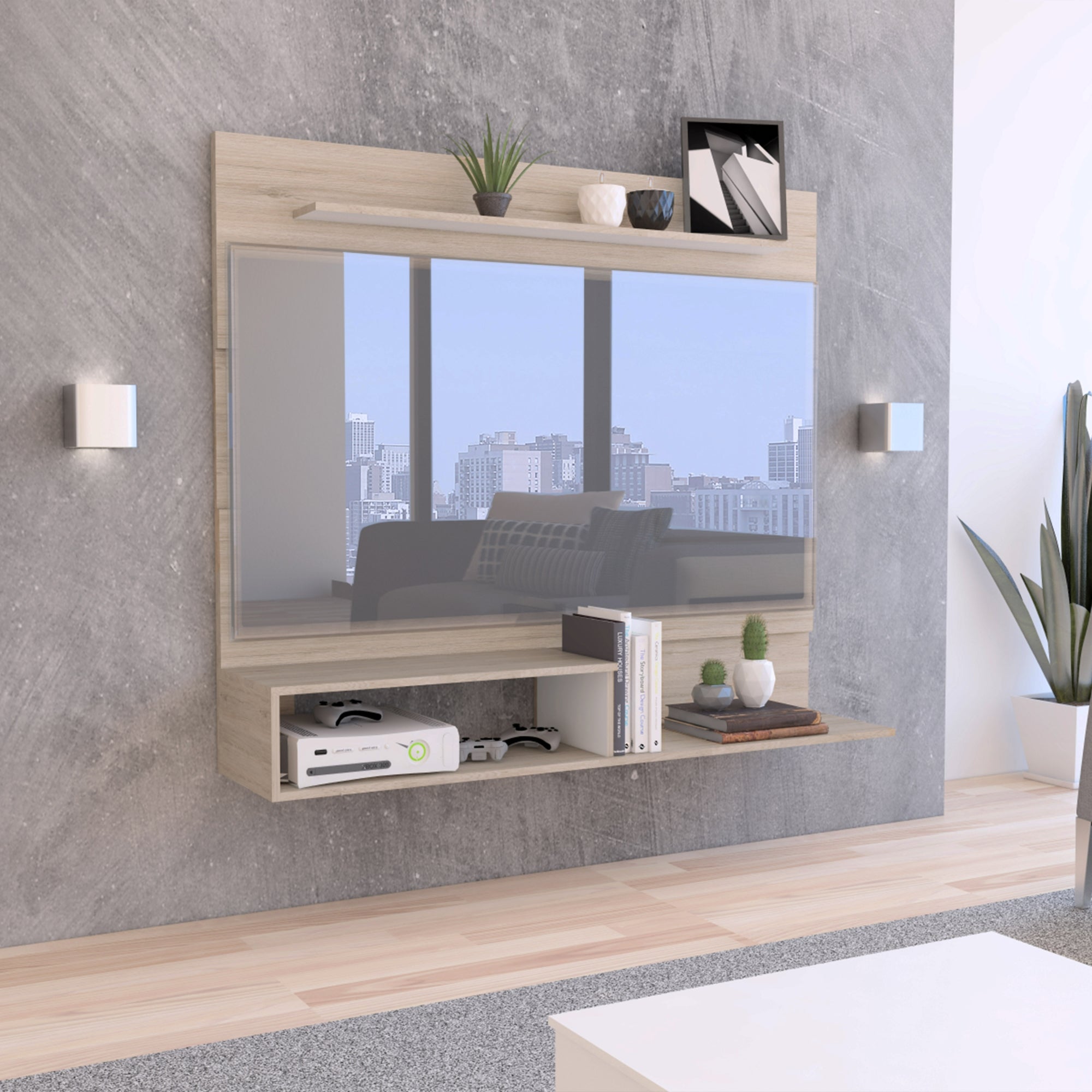 PANEL TV 55' BEIJING 120X140X31,5 CM ROVERE - 5