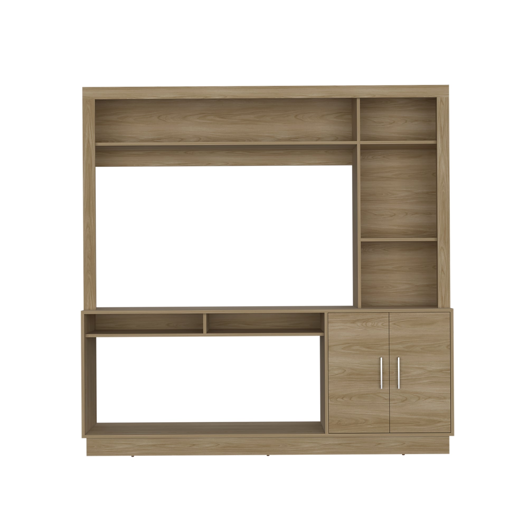 ESTANTE TV 55' CANTABRIA 2 PUERTAS FRESNO 180X180X40 CM - 4