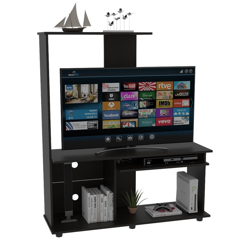 ESTANTE TV 50' MAGALLANES WENGUE 140X120X40 CM - 1
