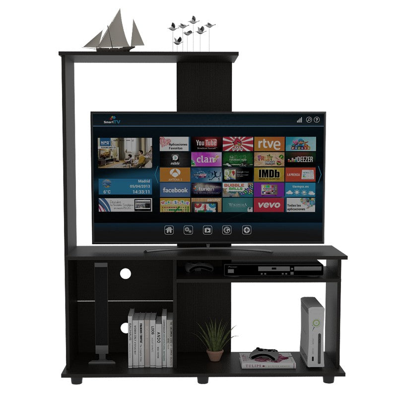 ESTANTE TV 50' MAGALLANES WENGUE 140X120X40 CM - 2