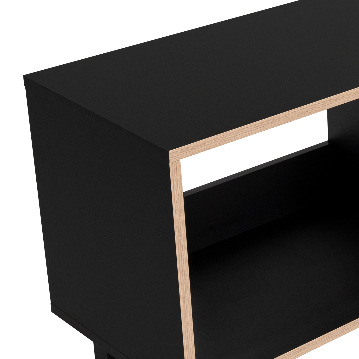 RACK TV 70' 160X47,5X35 CM NEGRO Y DUNA - 7