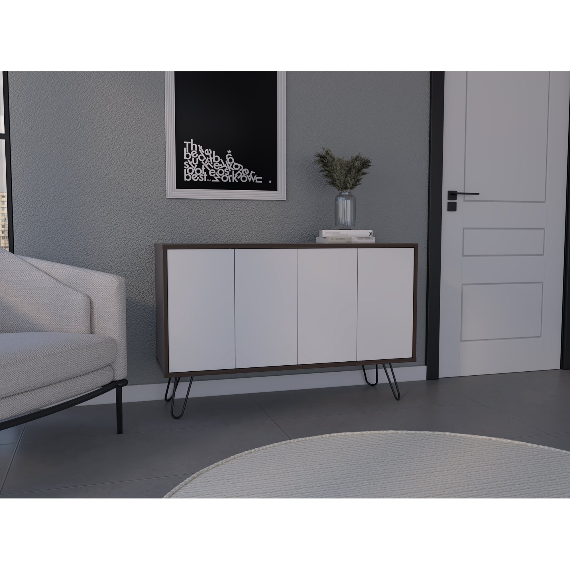 BUFFET VASSEL CAFE  Y BLANCO 75,6X117,1X38,6 CM - 8