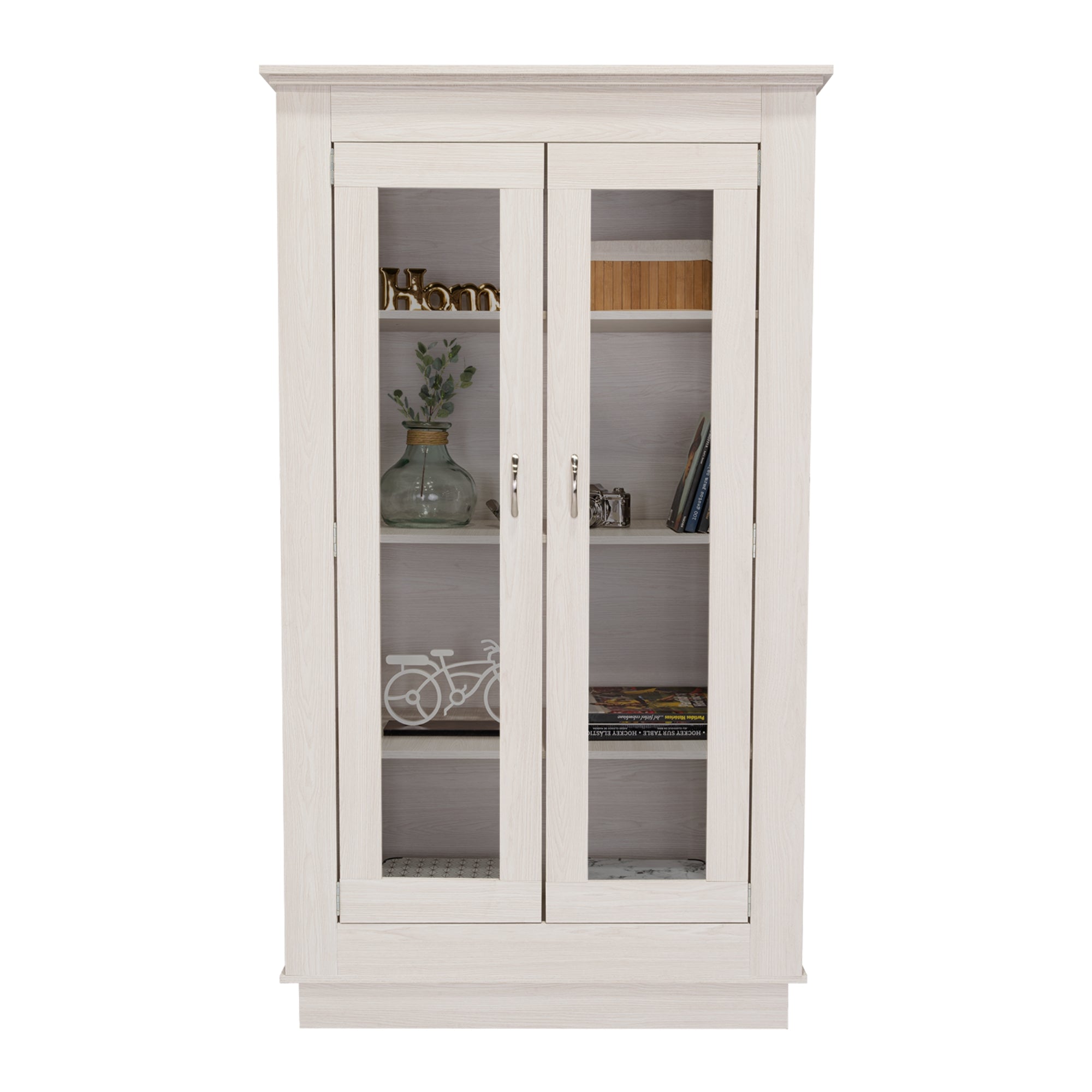 VITRINA ALCAMO 2 PUERTAS 180X103X48,5 CM WHITE - 5