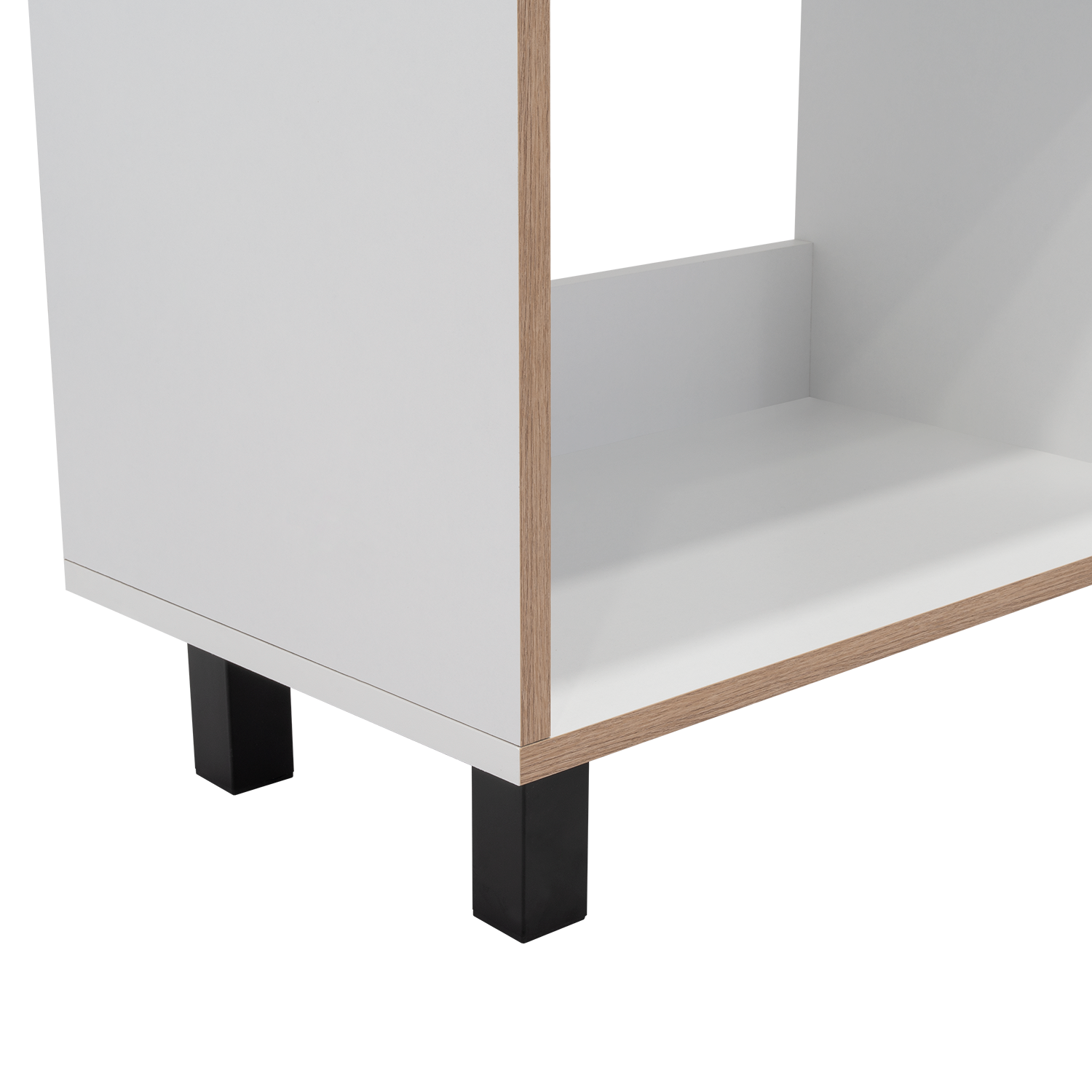 RACK TV 70' 160X47,5X35 CM BLANCO Y DUNA - 8