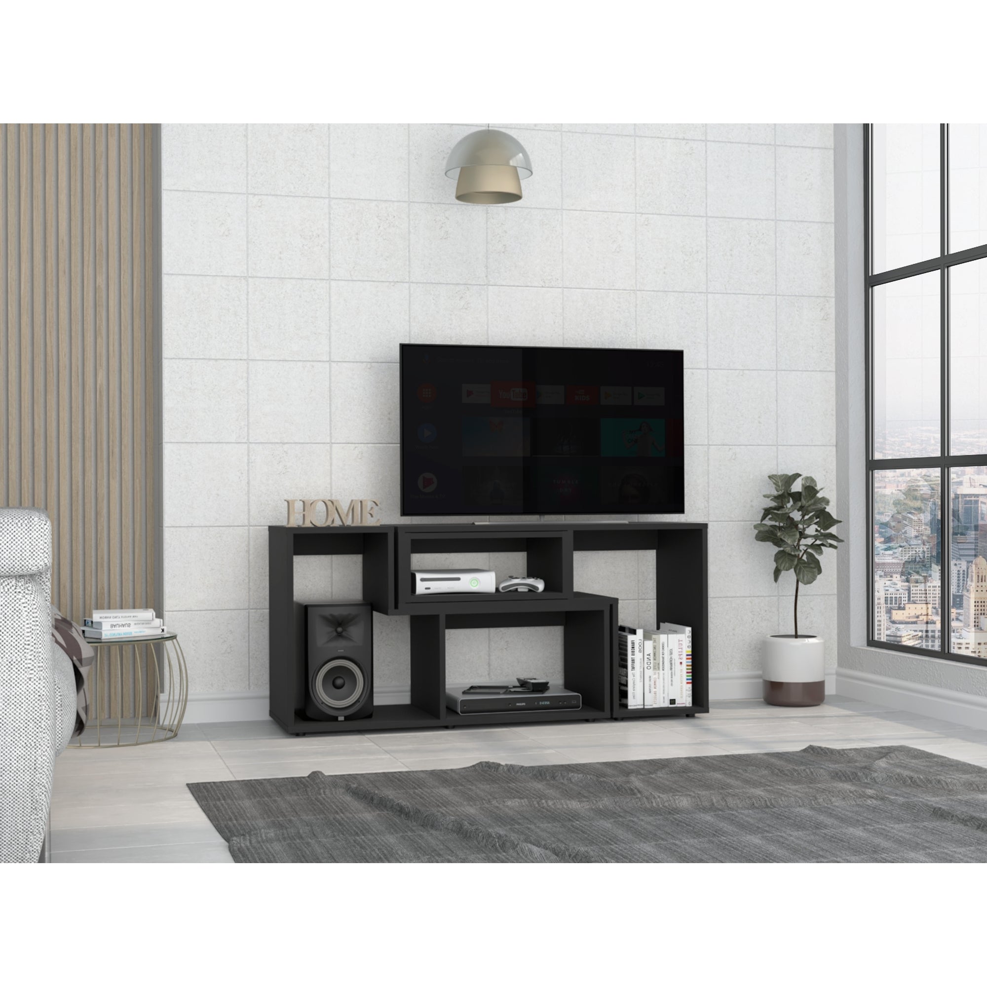 RACK TV 40' EXTENSIBLE 120-160 CM BEIJING WENGUE - 5