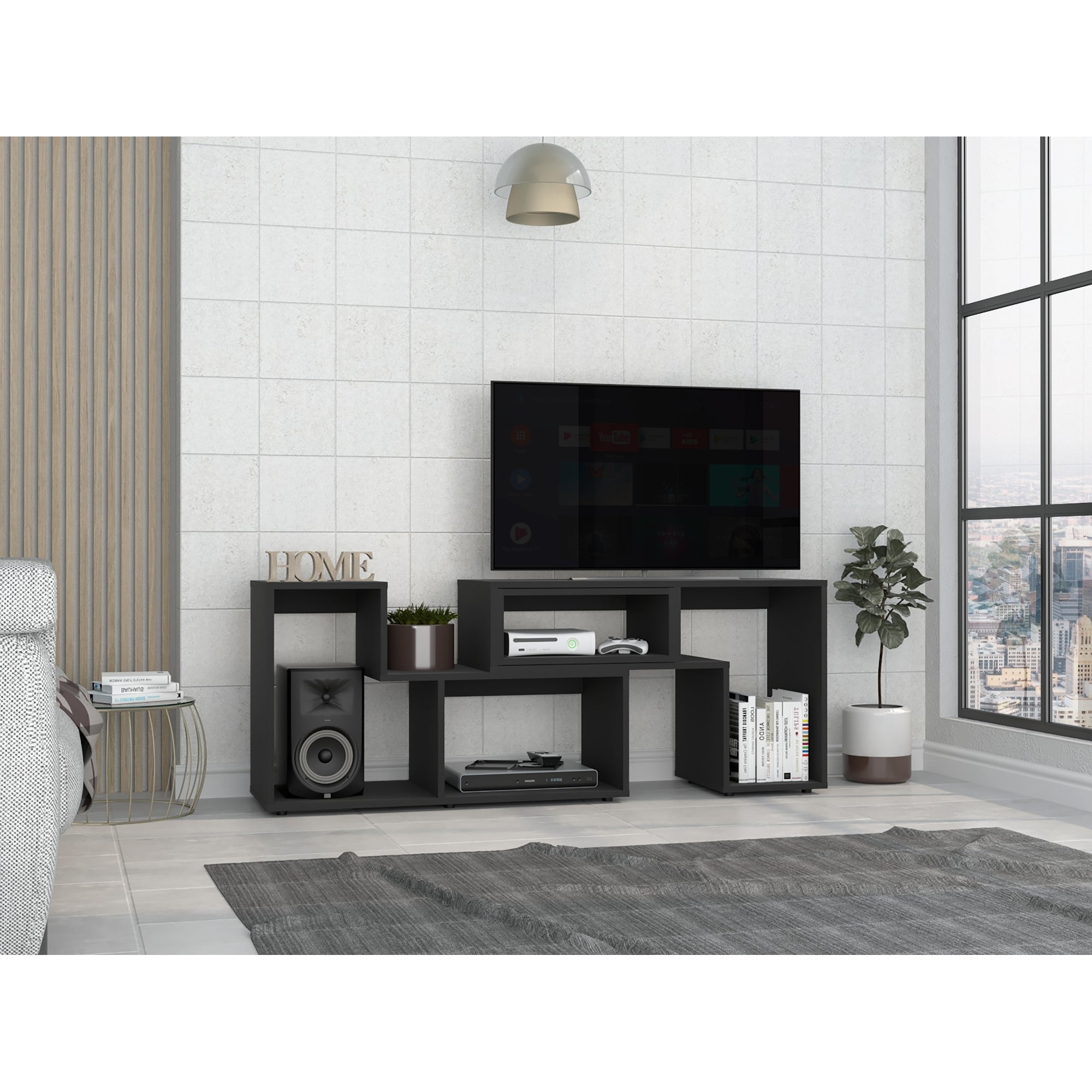 RACK TV 40' EXTENSIBLE 120-160 CM BEIJING WENGUE - 6