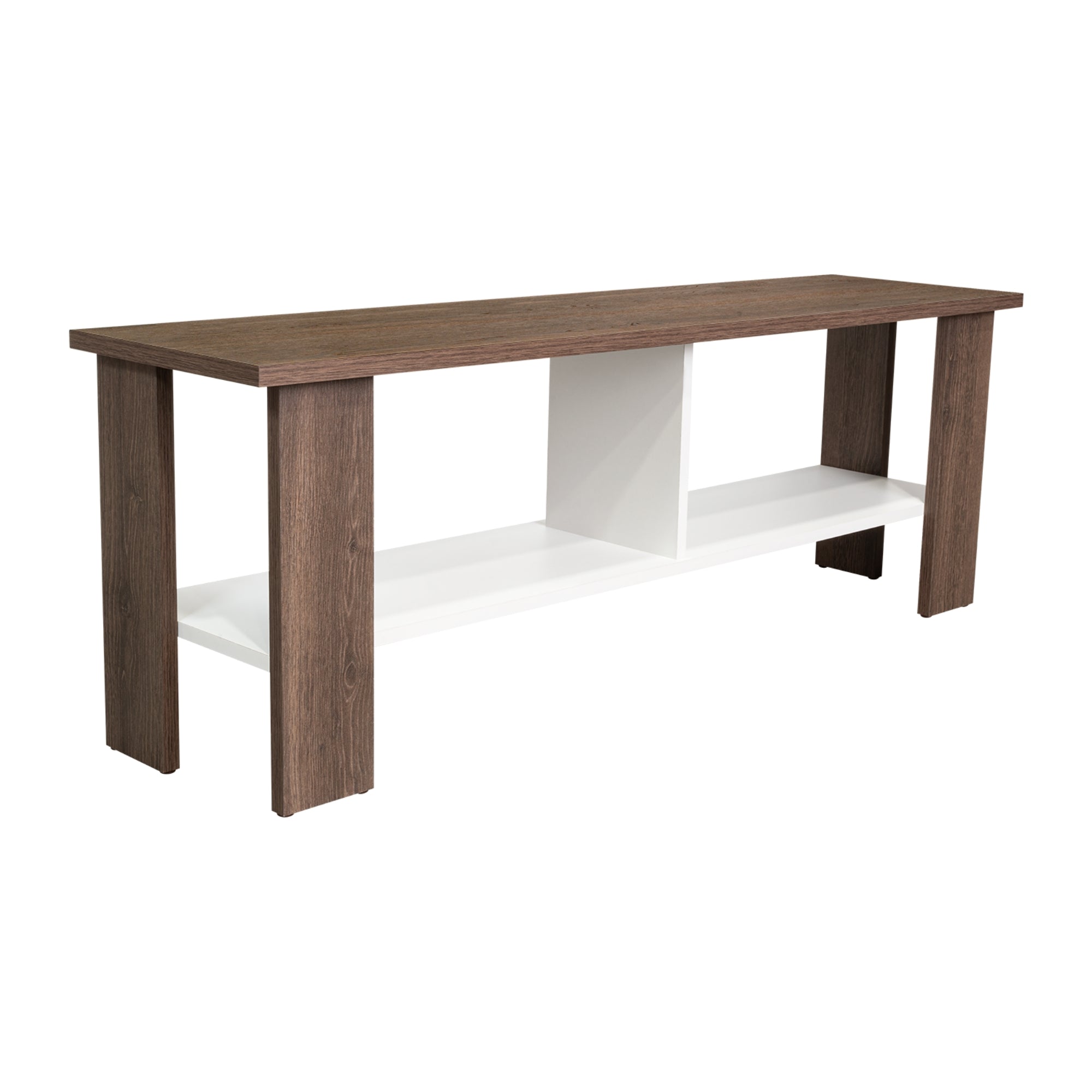RACK TV 50' NAVIA MILAN Y BLANCO 42X120X31 CM - 4